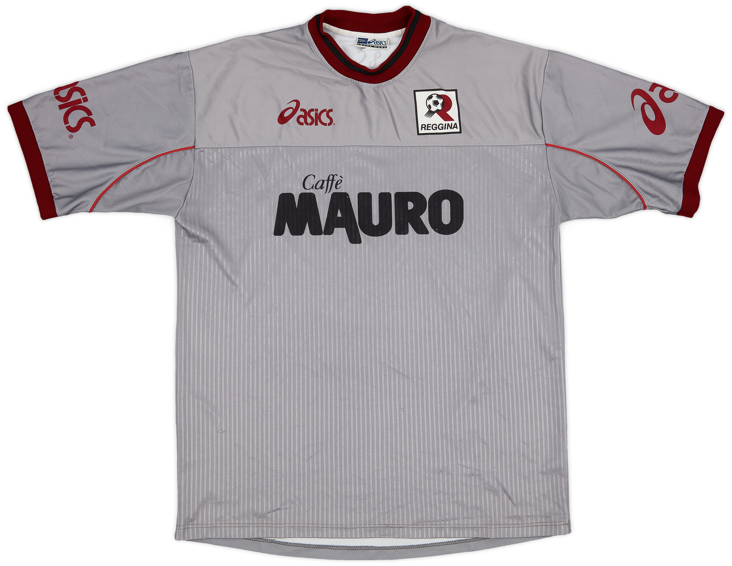 90s ASICS レッジーナReggina Calcio ゲームシャツセリエA f090e56c2d4530a28b55347e0d78e3