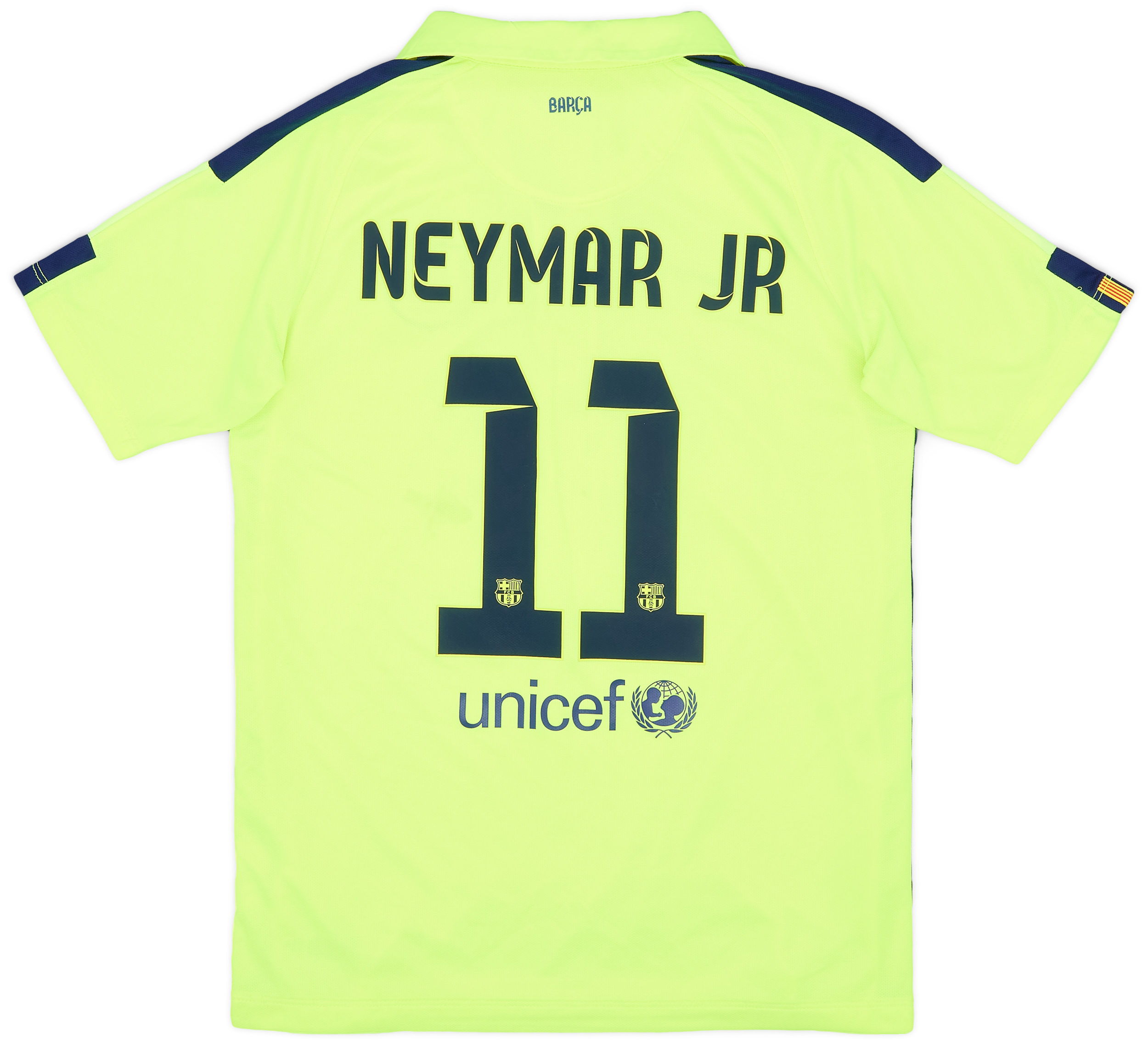 2014-15 Barcelona Third Shirt Neymar Jr #11 - 6/10 - (XL.Boys) 2014-15 Barcelona Third Shirt Neymar Jr #11 - 6/10 - (XL.Boys)