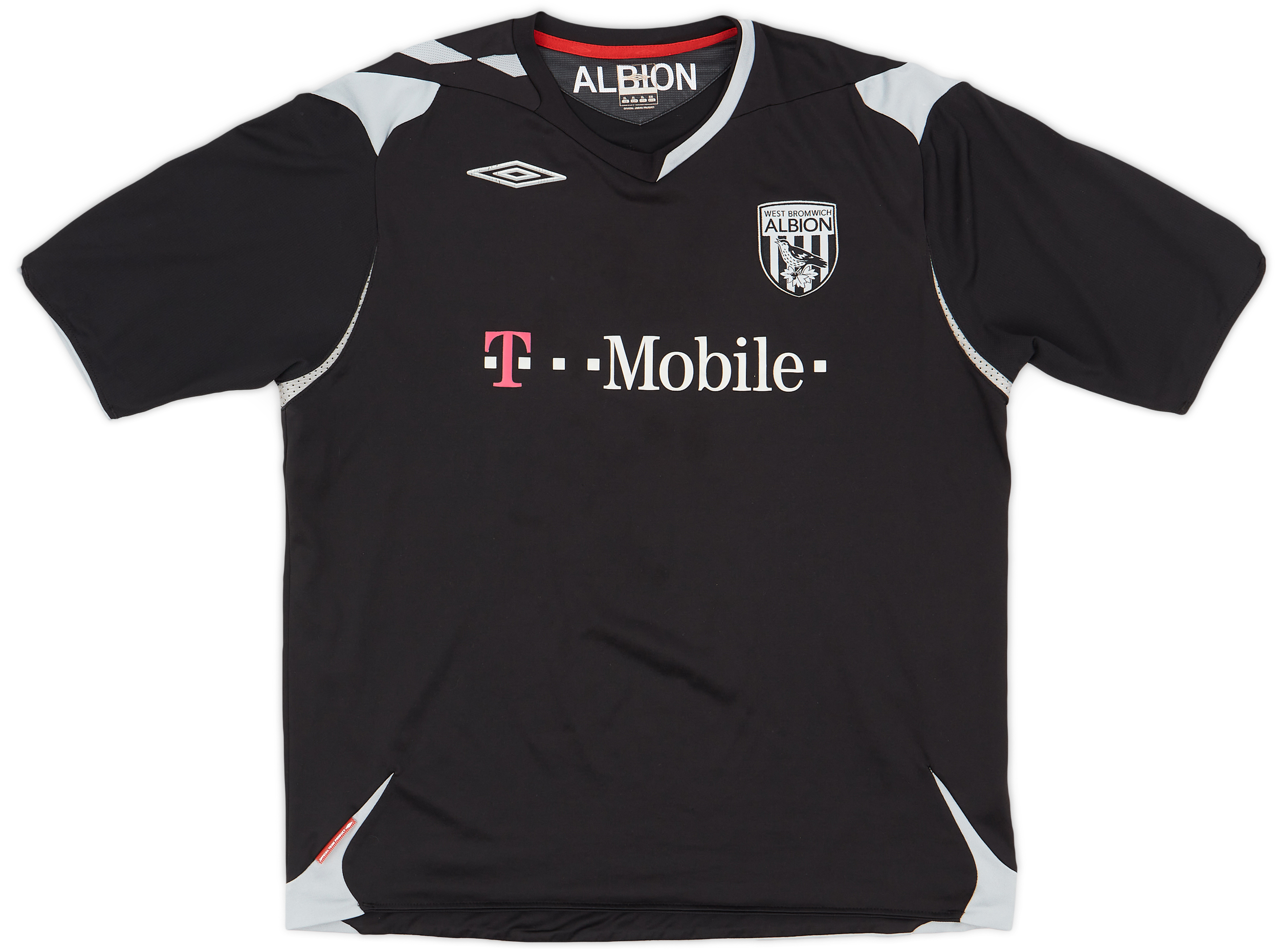 Maillot De Football West Bromwich Albion Third 2006/07 - Taille XL - Umbro - Noir - Pour Adulte