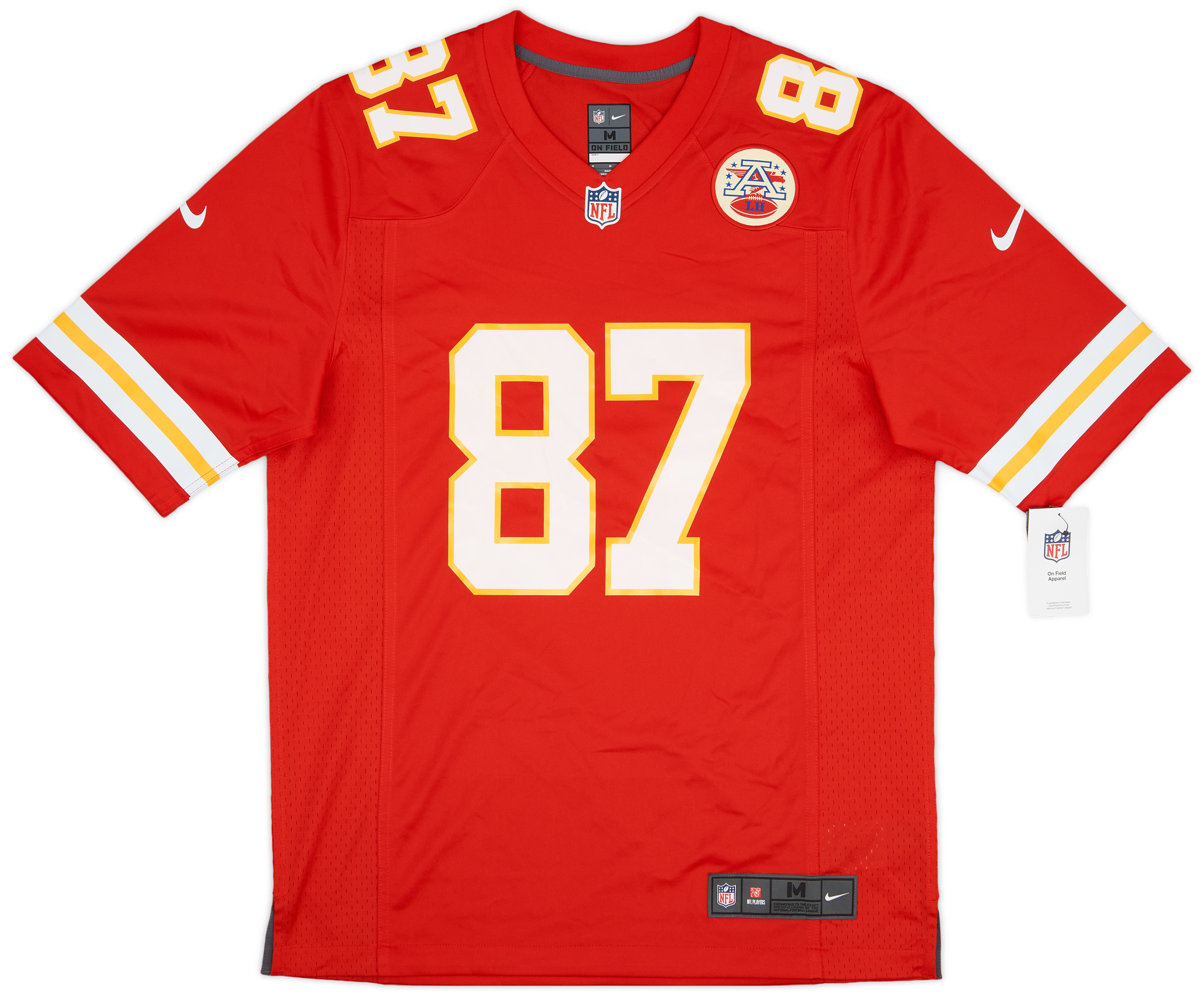 2013-24 Kansas City Chiefs Kelce #87 Nike Game Home Jersey (M)