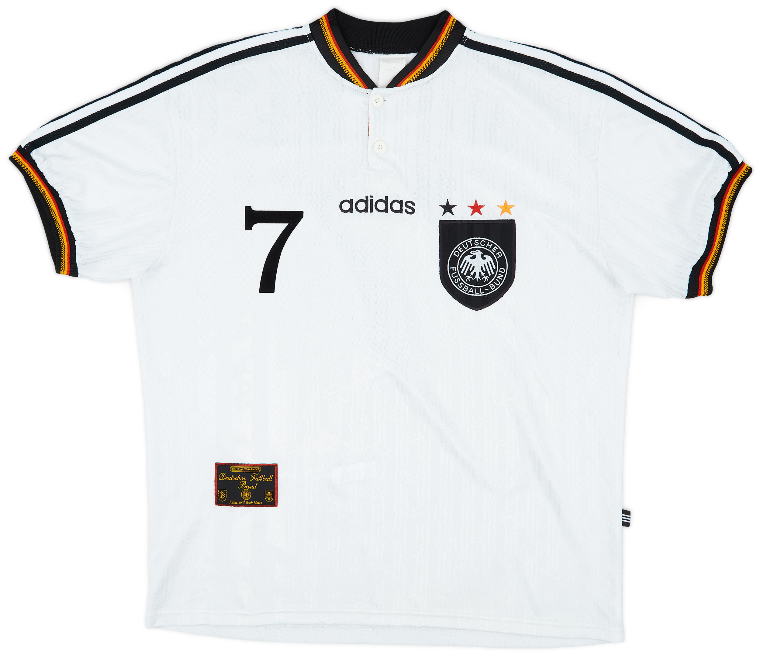 1996-98 Germany Home Shirt Moller #7 - 9/10 - (L)