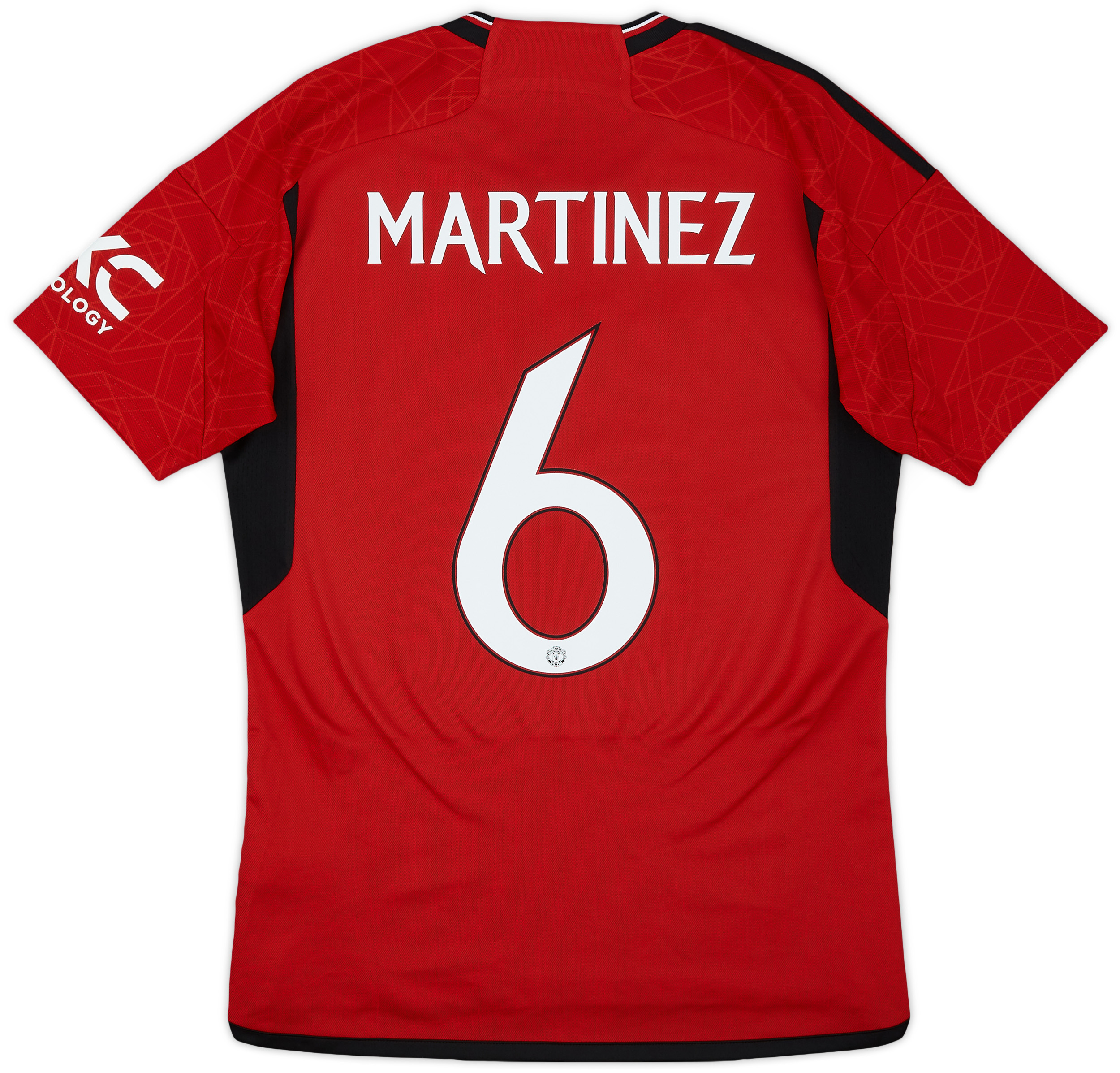 2023-24 Manchester United Home Shirt Martinez #6 - 10/10 - (S)