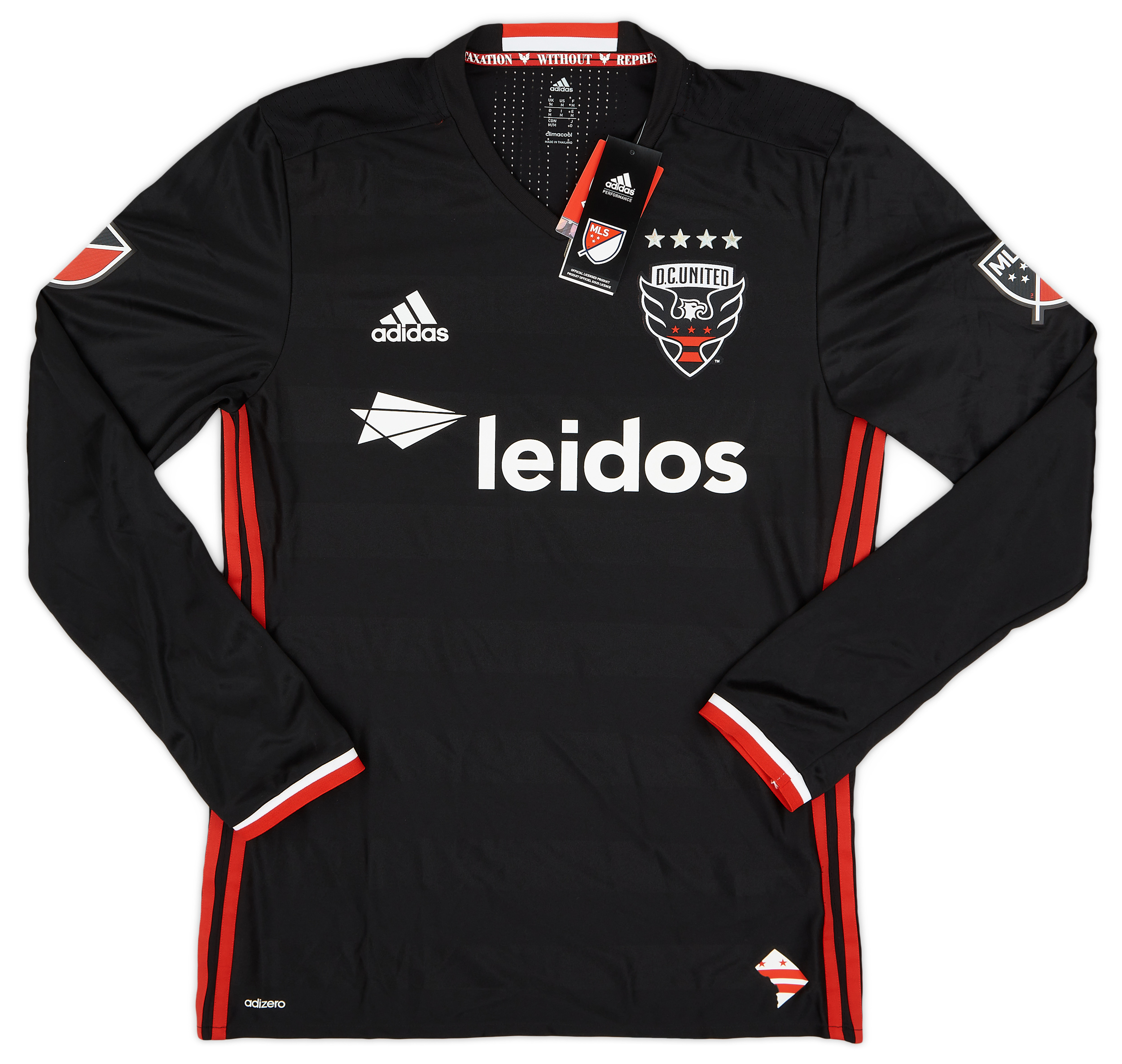 2016 DC United Authentic Home L/S Shirt (M)