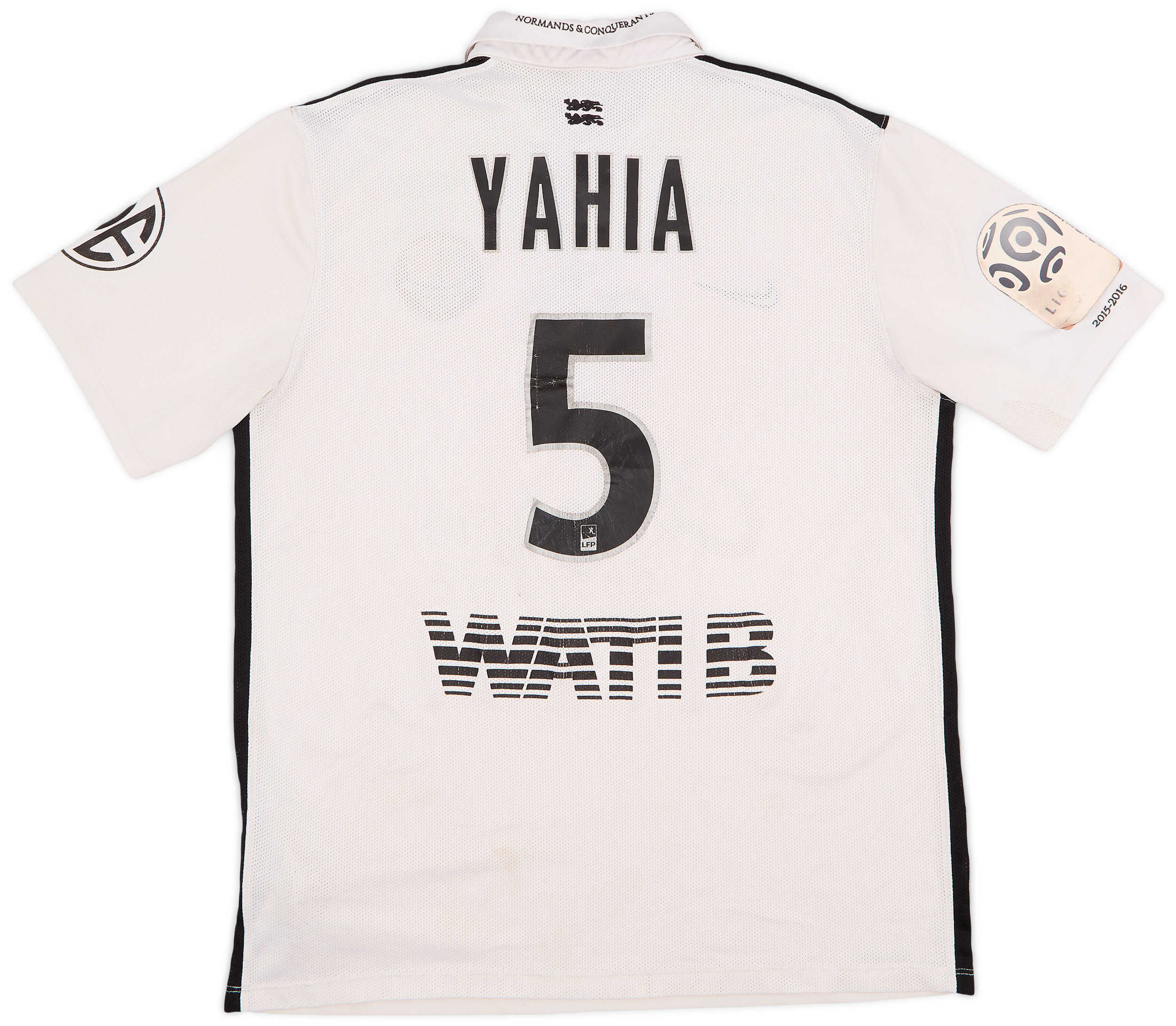 2015-16 Caen Away Shirt Yahia #5 - 5/10 - (L)