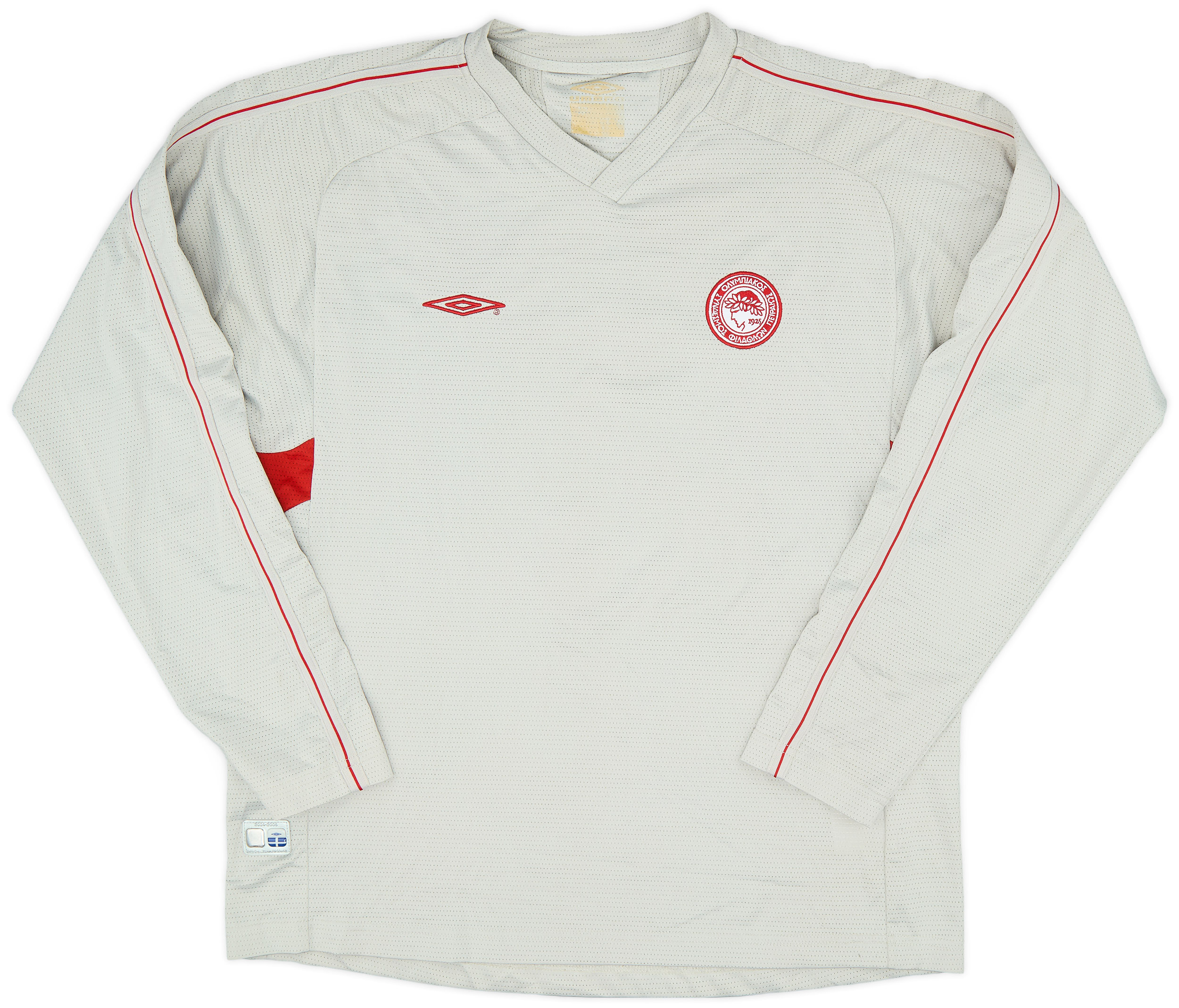 2004-05 Olympiakos Umbro Training L/S Shirt - 8/10 - (L)