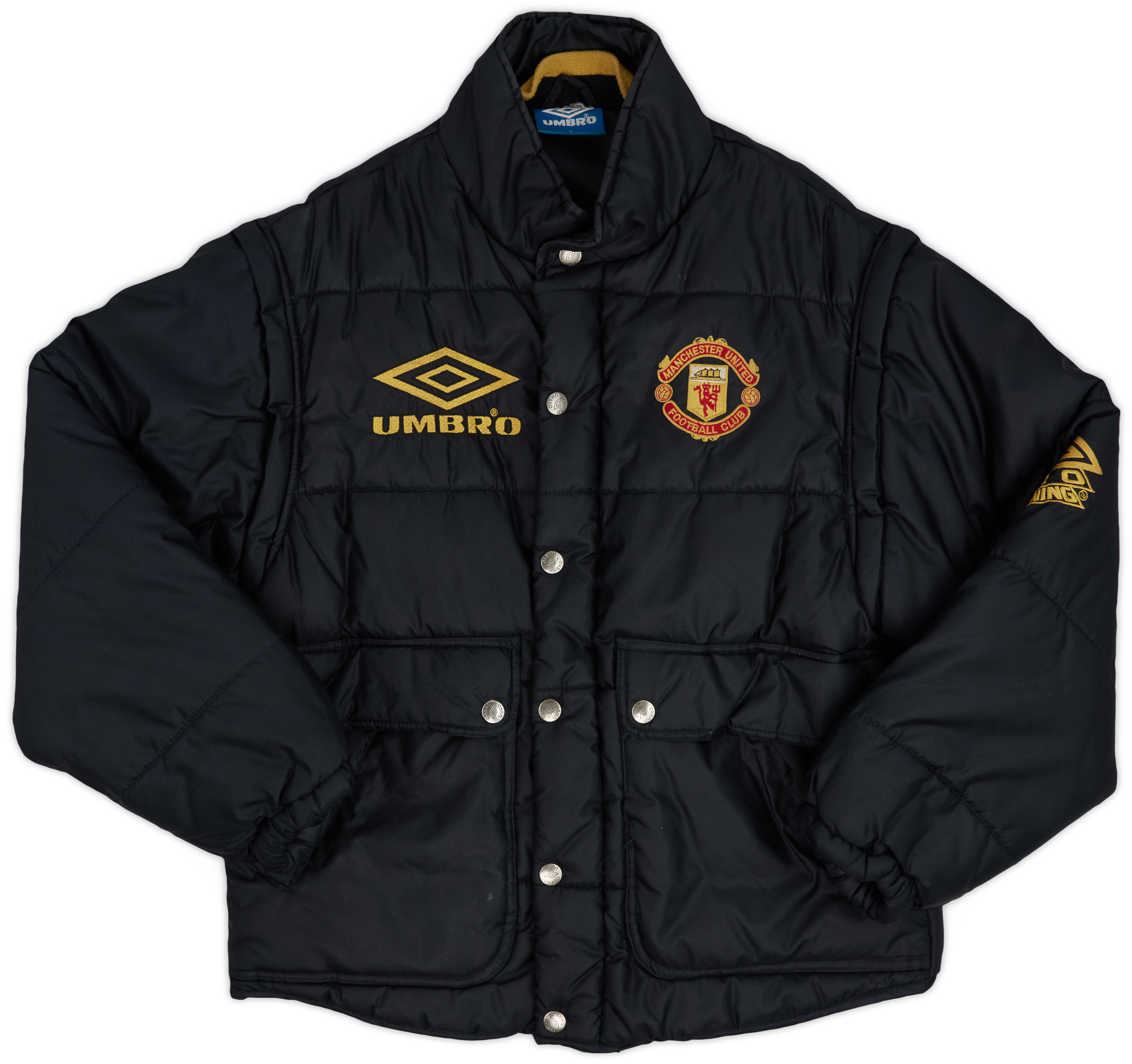 1994-96 Manchester United Umbro Padded Bench Coat - 9/10 - (Y)
