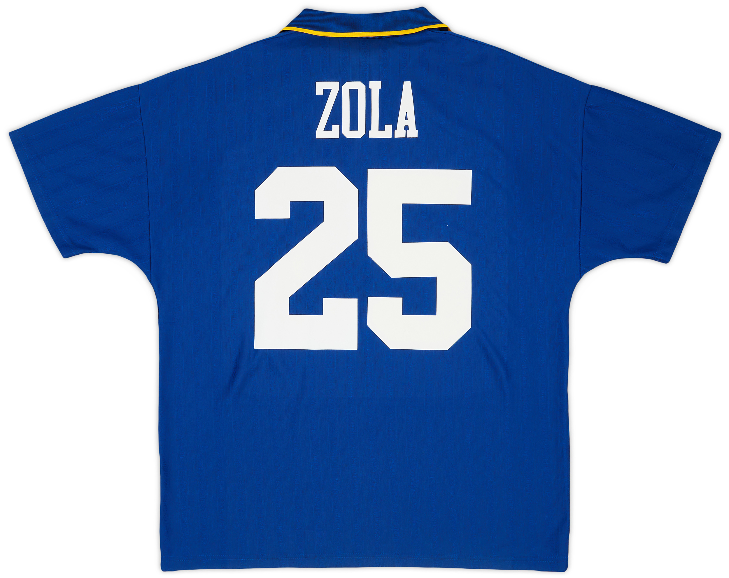 選手支給品 99-00 Chelsea home L/S ZOLA #25】