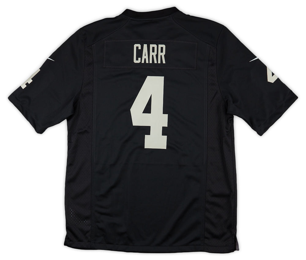 2020 22 Las Vegas Raiders Carr 4 Nike Game Jersey Home XL W Tags