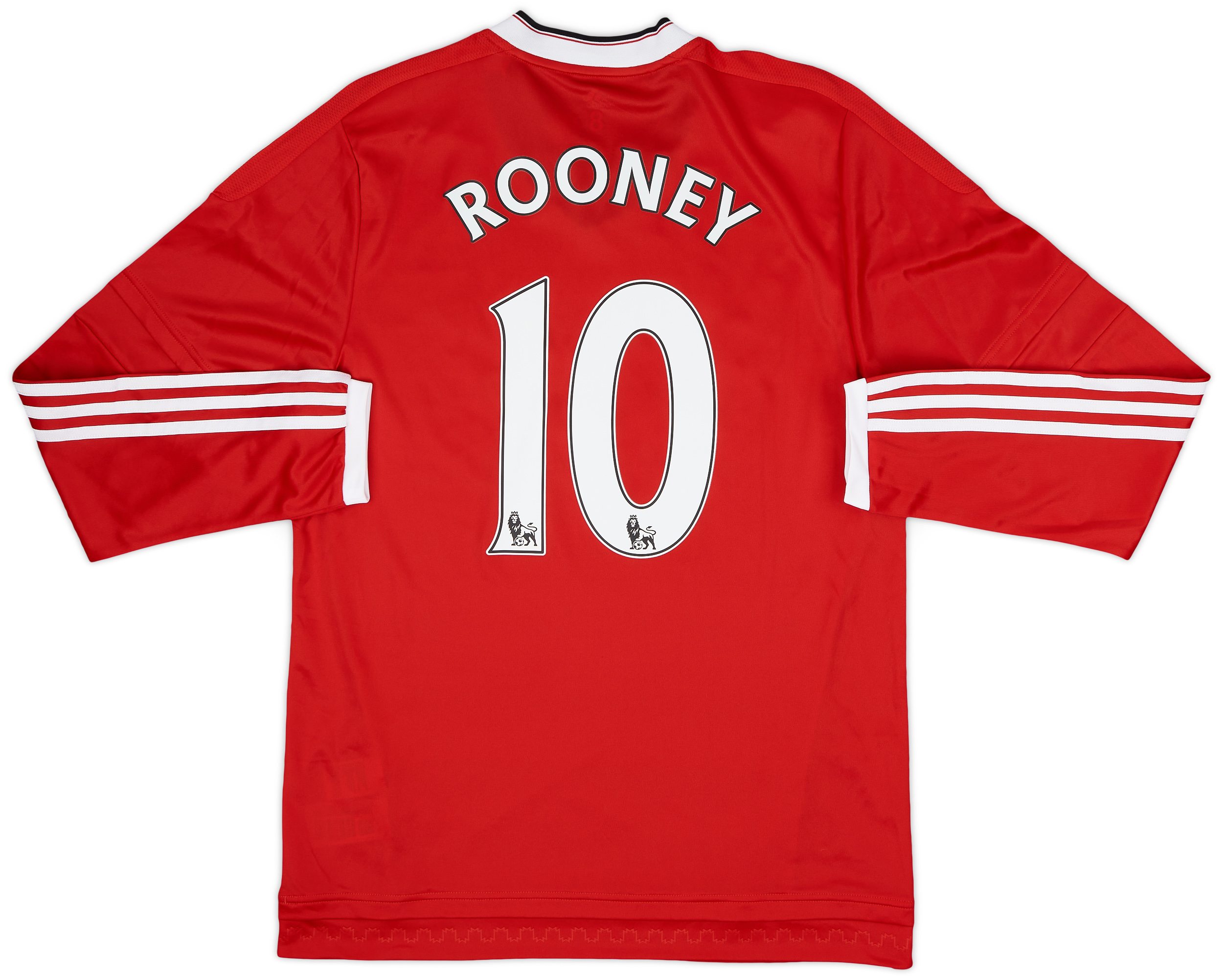2015-16 Manchester United Player Issue Home L/S Shirt Rooney #10 (L)
