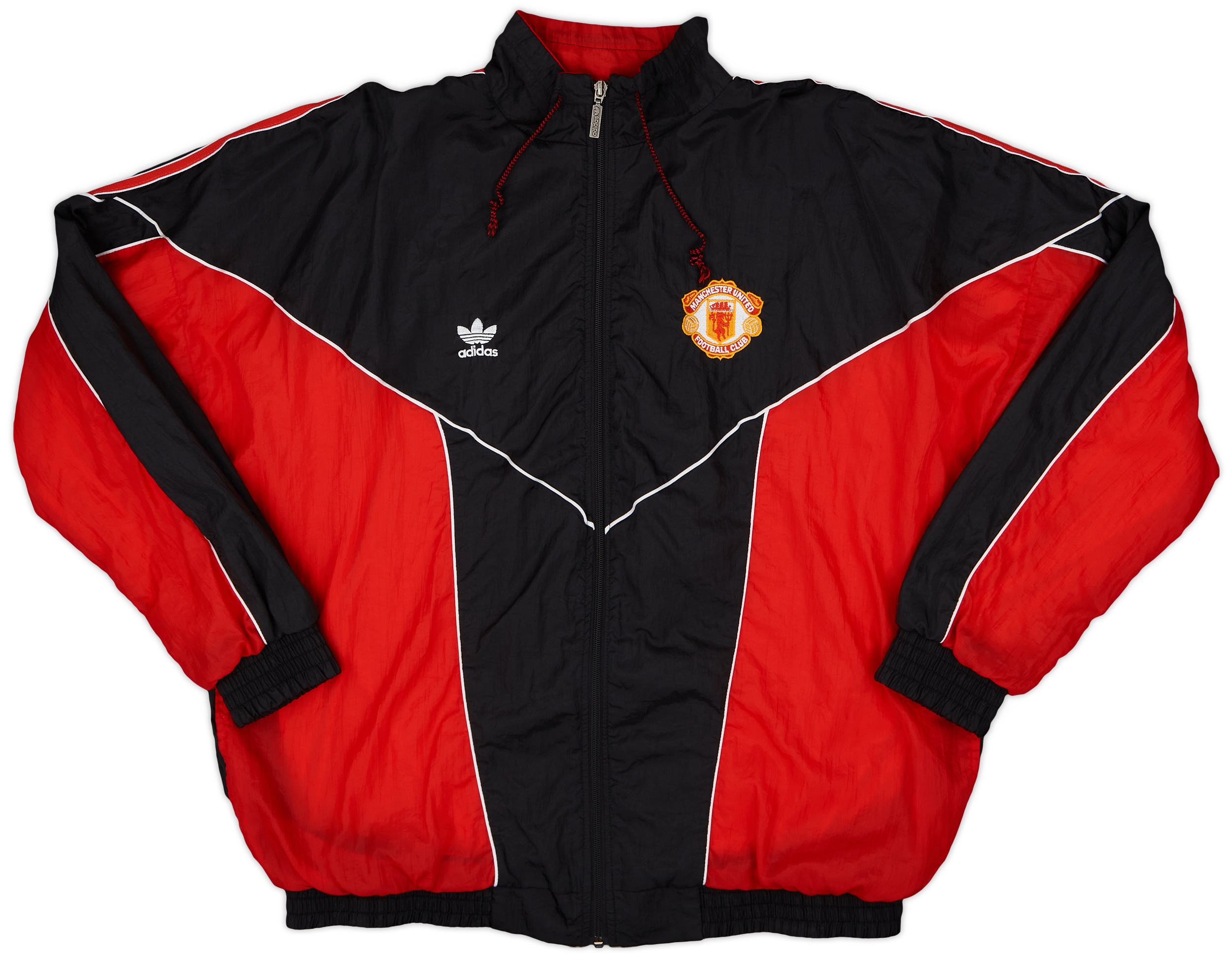 【レア☆MANCHESTER　UNITED】パーカー　OFFICIAL　赤　LL f42d995dde02f3f2cfabed0716b8ff