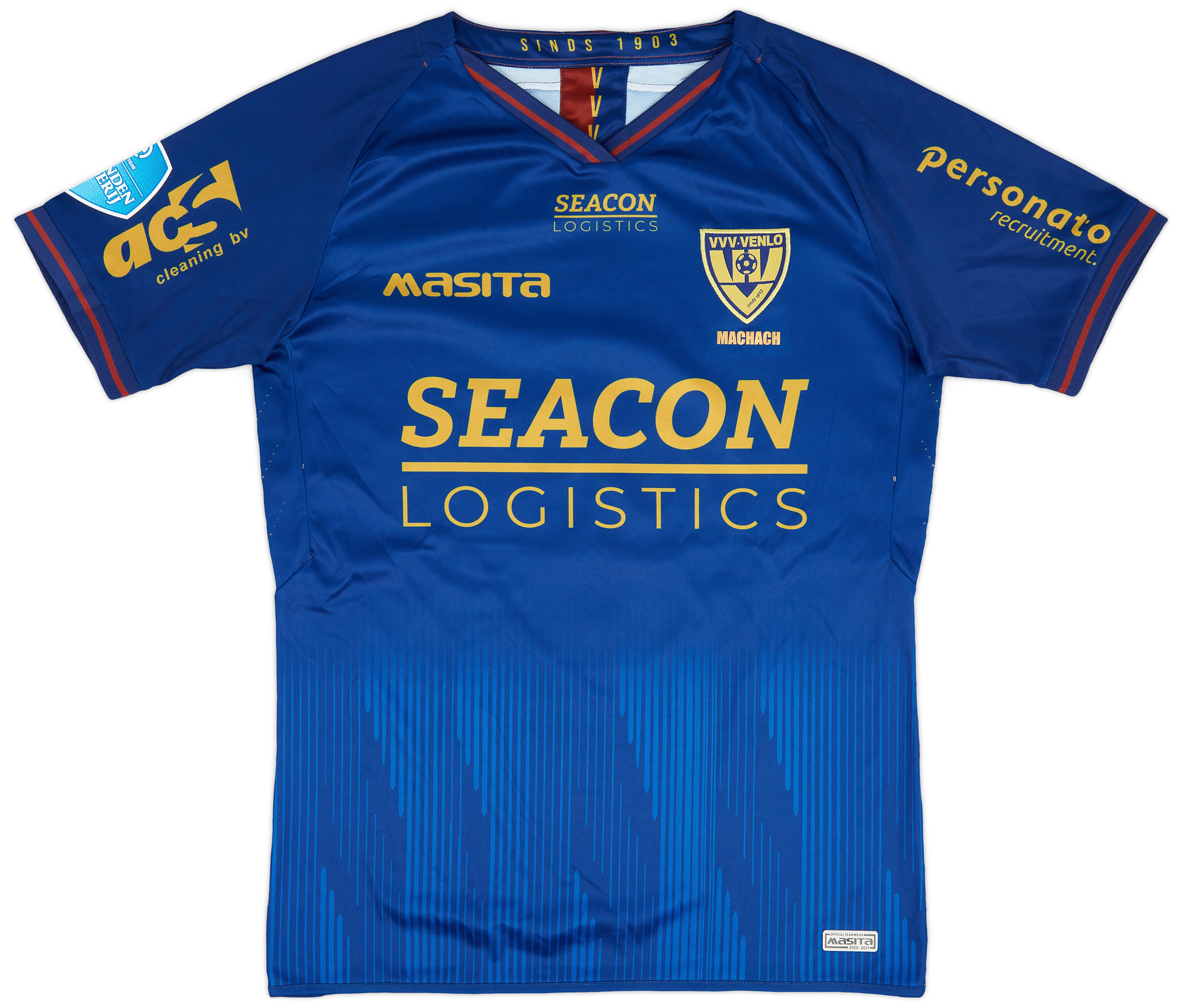 202021 VVV Venlo Match Issue Away Shirt 8 (Machach)