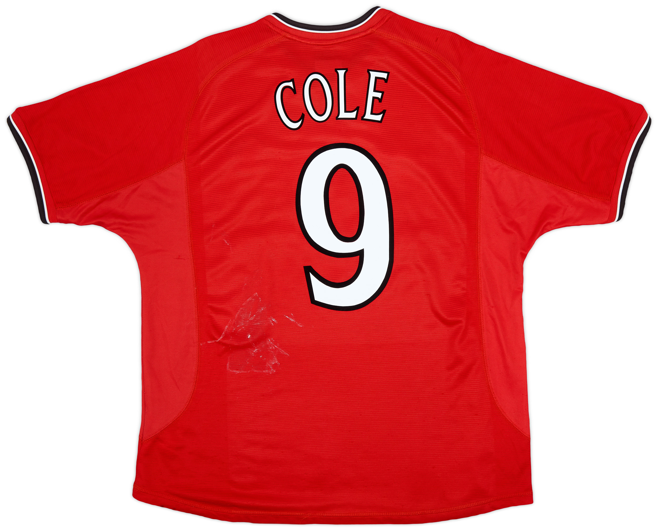 2000-02 Manchester United Home Shirt Cole #9 - 5/10 - (L)