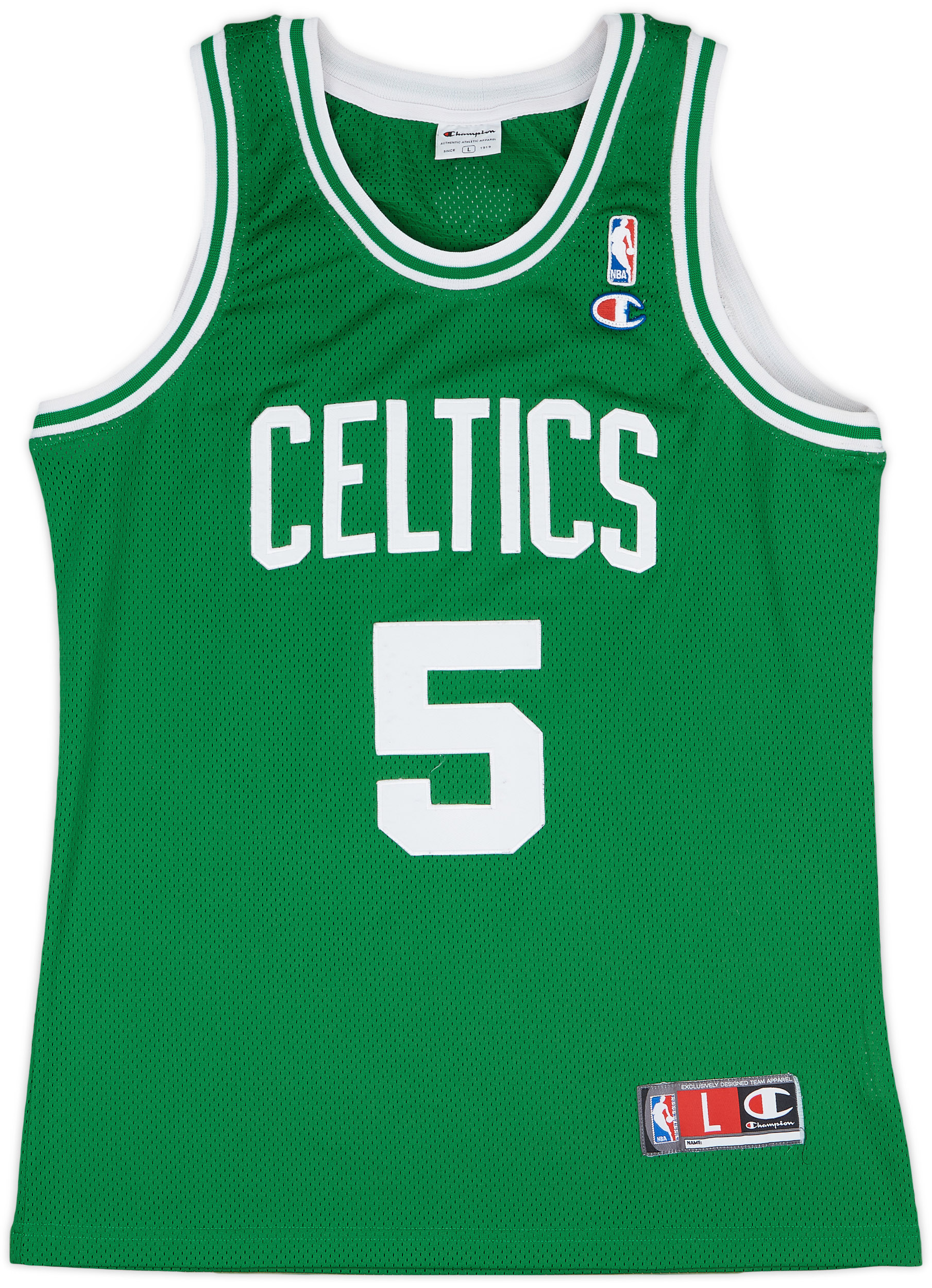 2007-10 Boston Celtics Garnett #5 Champion Authentic Away Jersey - 5/10 ...