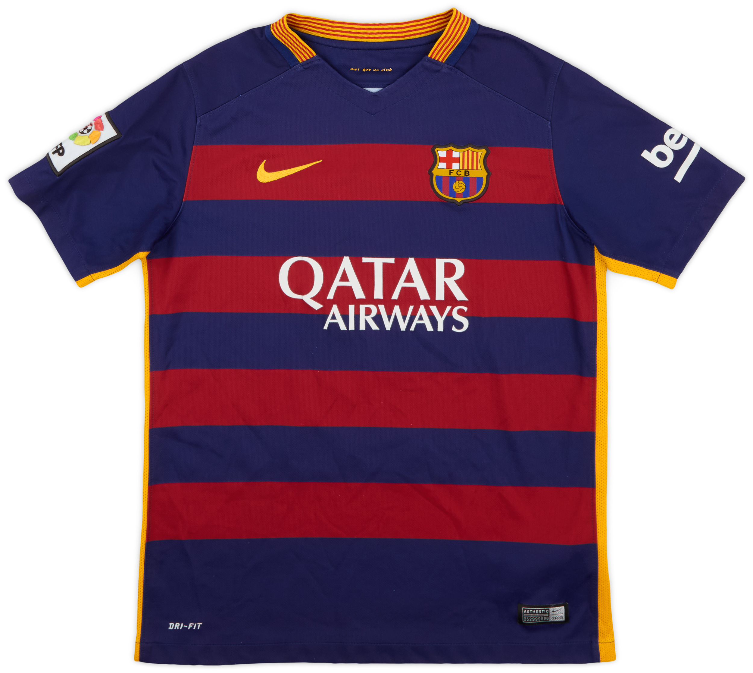 2015-16 Barcelona Home Shirt Neymar Jr #11 - 8/10 - (L.Boys)