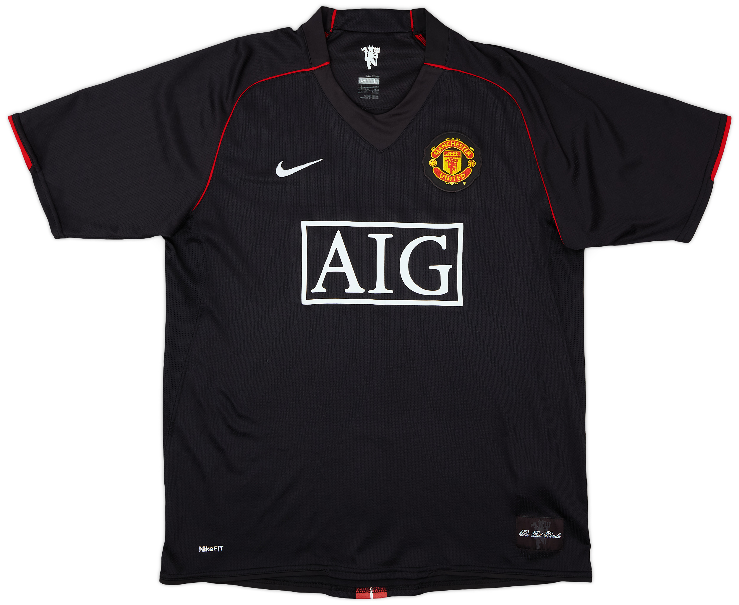 2007-08 Manchester United Away Shirt Ronaldo #7 - 8/10 - (L)