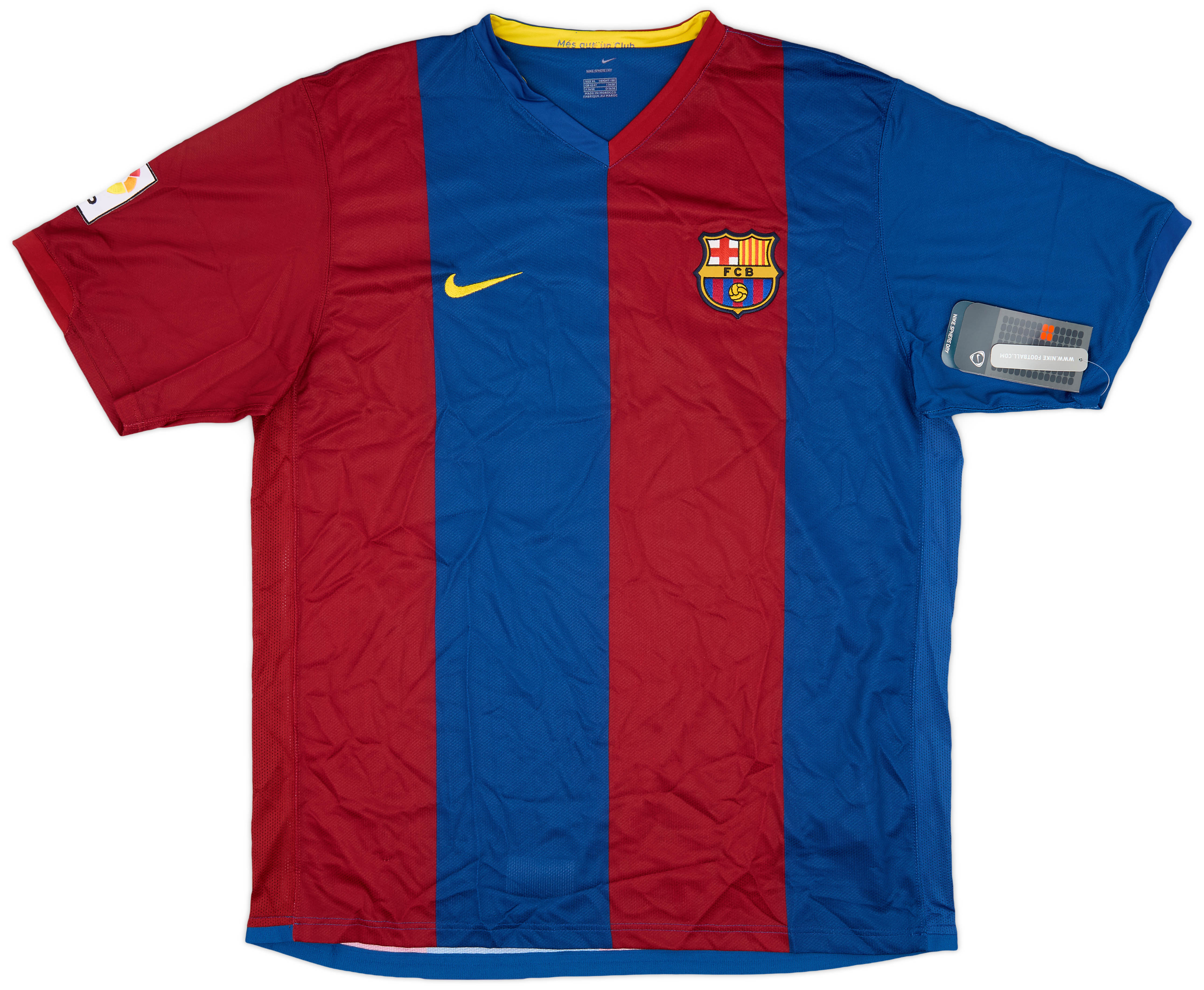 2006-07 Barcelona Home Shirt Ronaldinho #10 (XL)