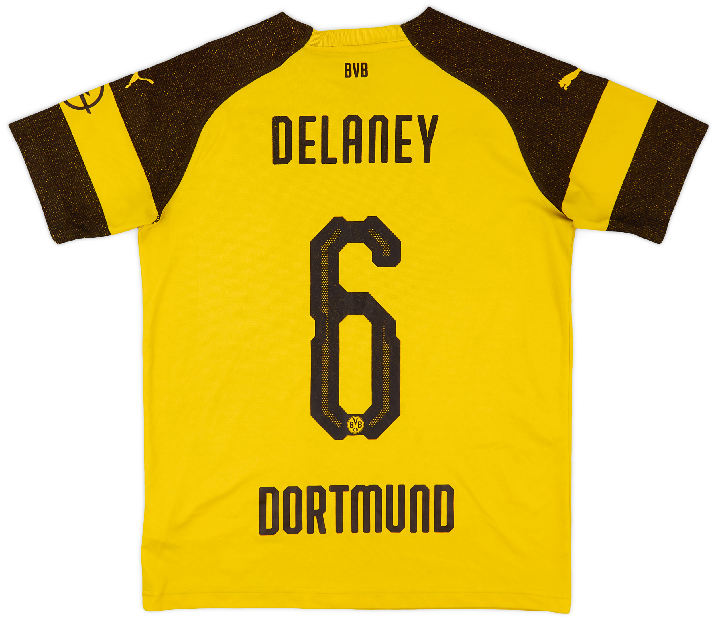 201819 Borussia Dortmund Home Shirt Delaney 6 5/10 (XL.Boys)