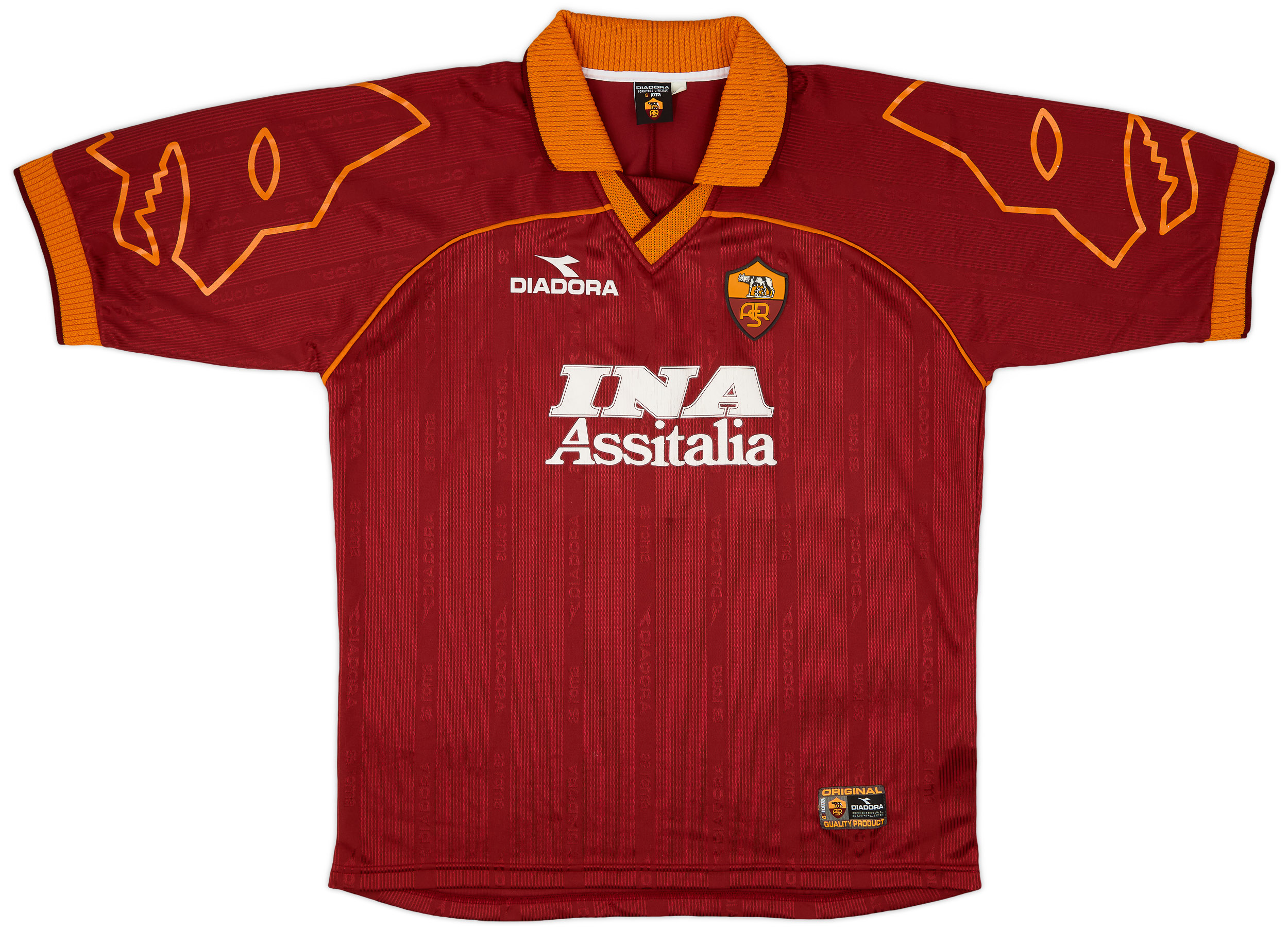 1999-00(3rd) ASローマ　ユニフォーム　半袖　デッドストック 1999-00(3rd) ASローマ ユニフォーム 半袖 デッドストック 1999-00(3rd