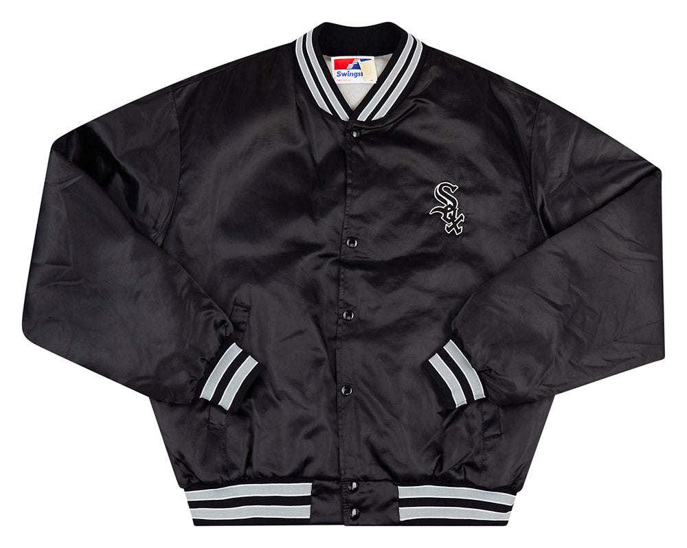 1990s Chicago White Sox Swingster Satin Varsity Jacket XL