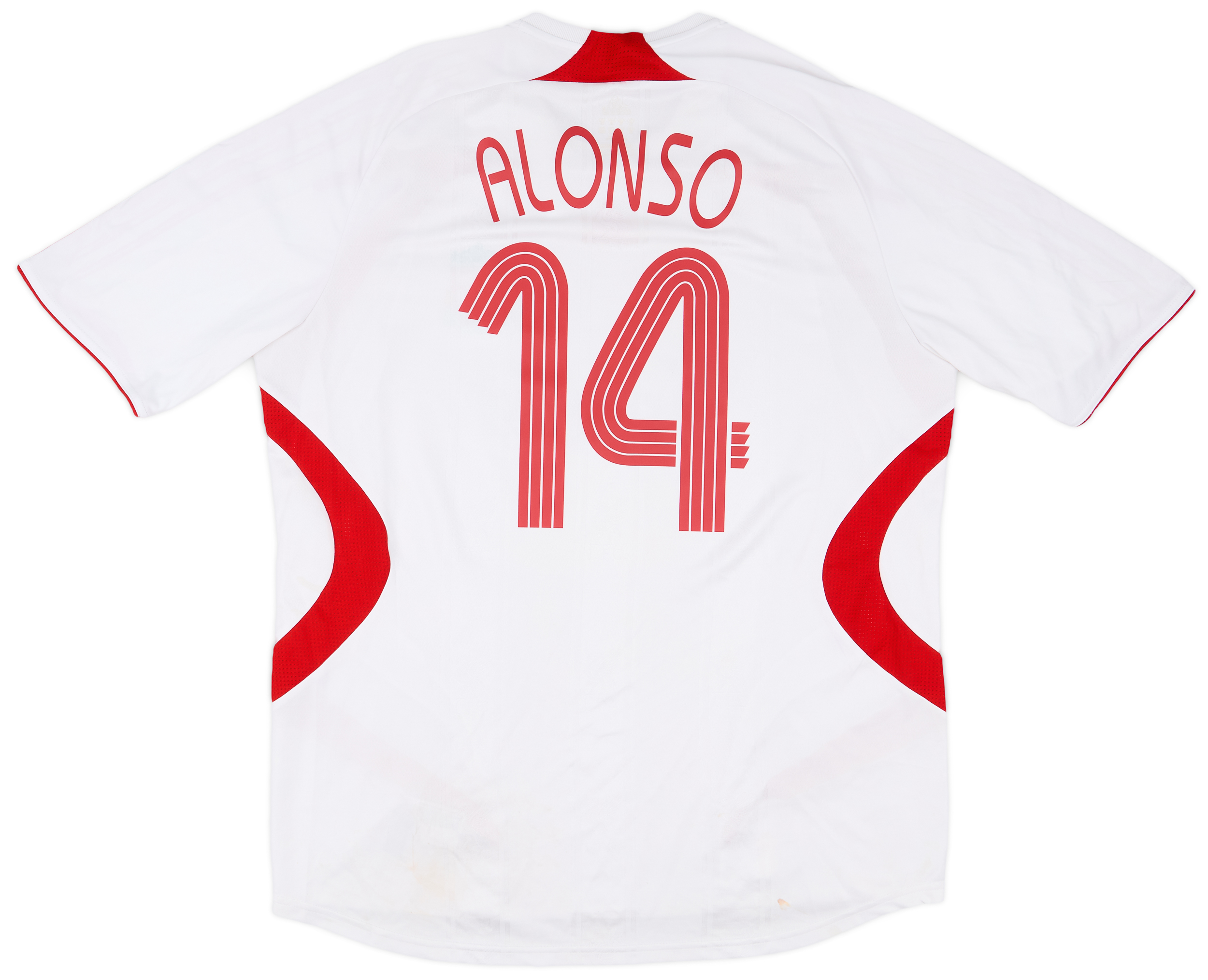 2007-08 Liverpool Away Shirt Alonso #14 - 6/10 - (XL)