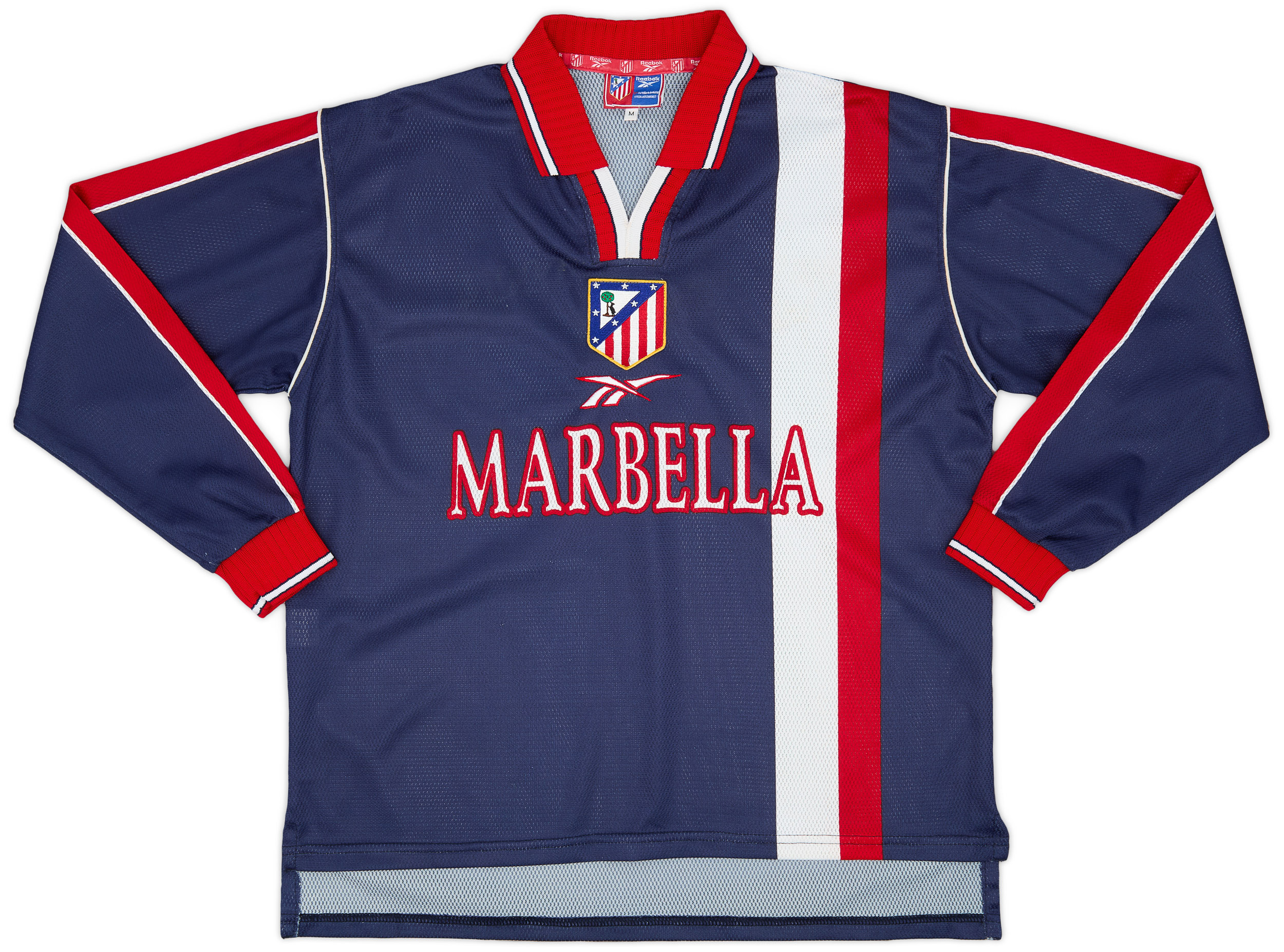 1998-99 Atletico Madrid Player Issue Away L/S Shirt - 8/10 - (M) 1998-99 Atletico Madrid Player Issue Away L/S Shirt - 8/10 - (M)