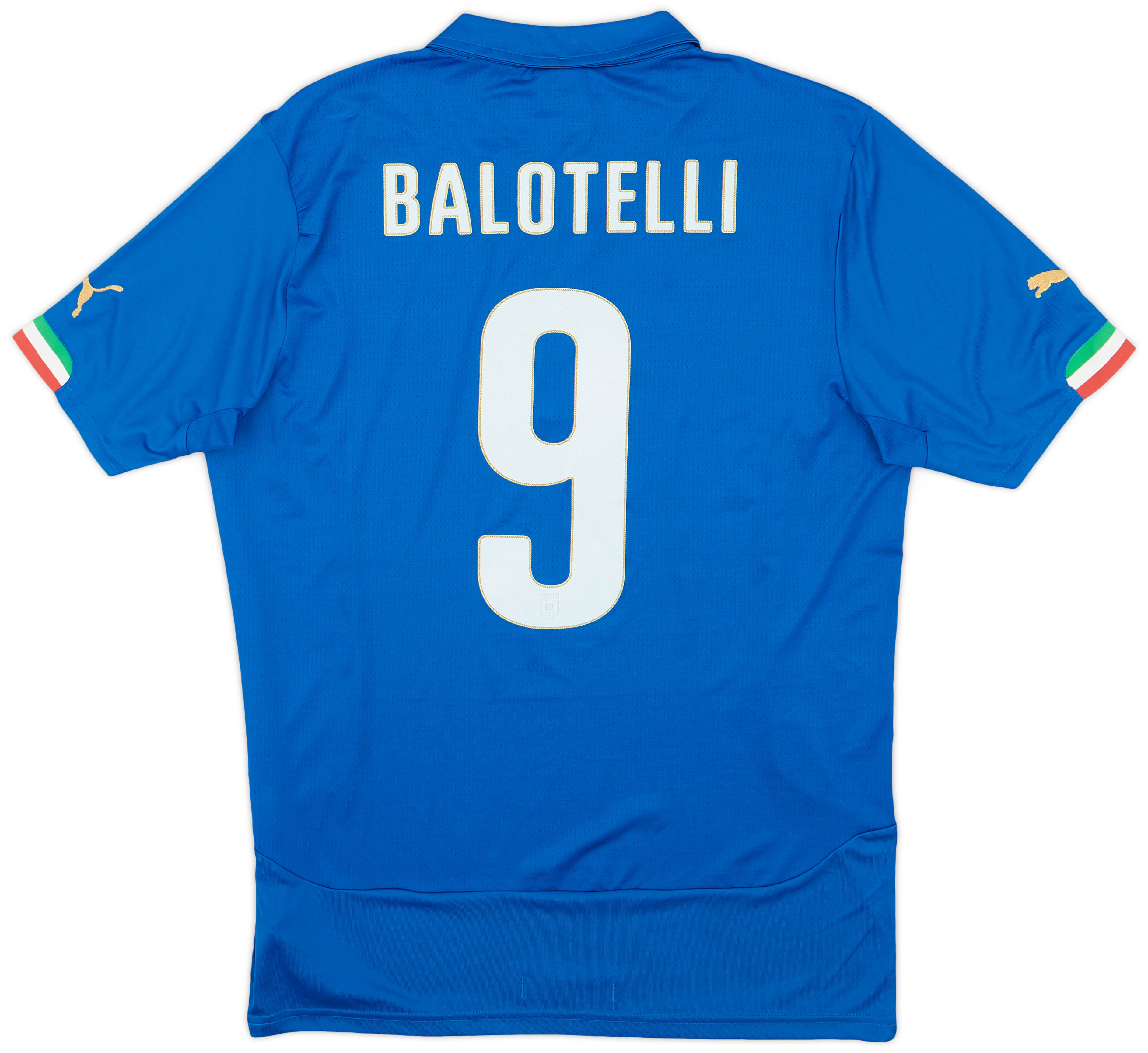 2014-15 Italy Home Shirt Balotelli #9 (L)