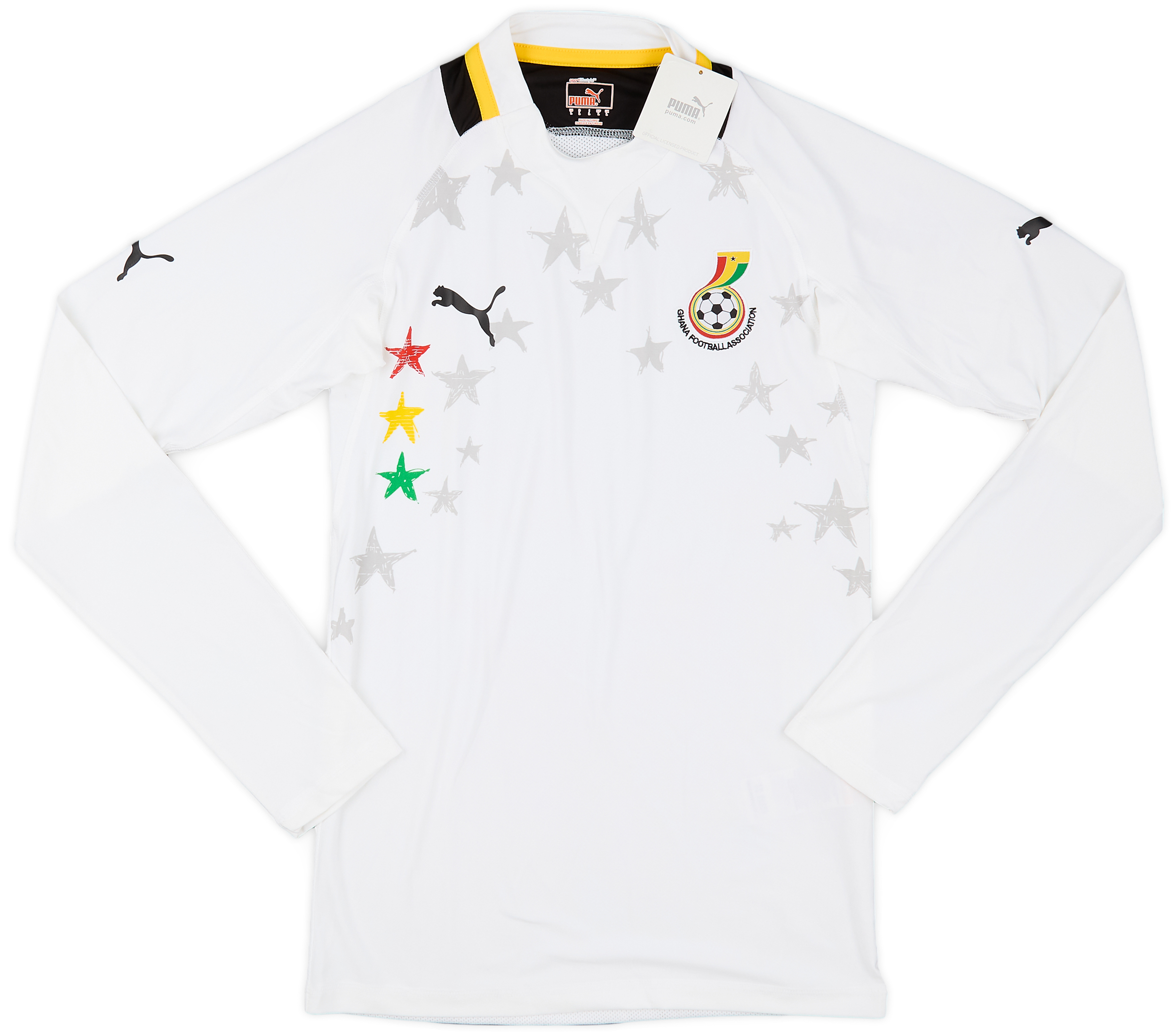 2012-13 Ghana Player Issue Home L/S Shirt (L)
