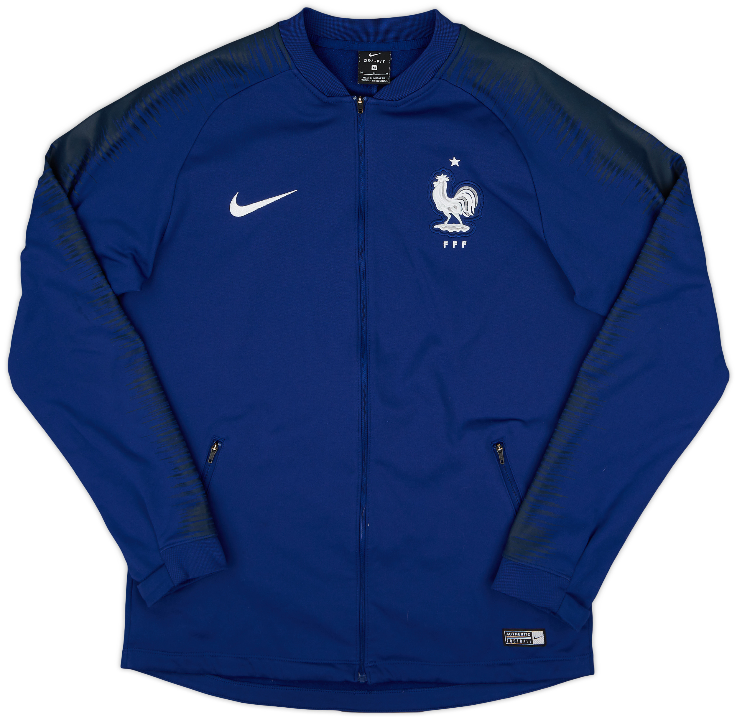 FRANCE 2016 2018 FOOTBALL SOCCER TRACK TOP JACKET NIKE sz S