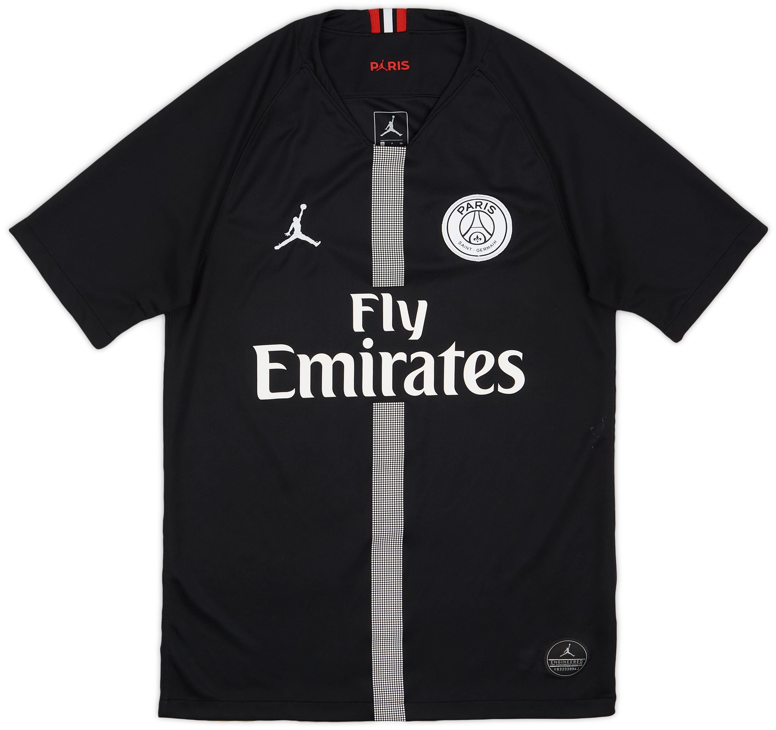 【USED】 PSG game shirt 2018-19 jordan PSG Paris Saint-Germain 18/19 4th Jordan Size M Nike Jersey