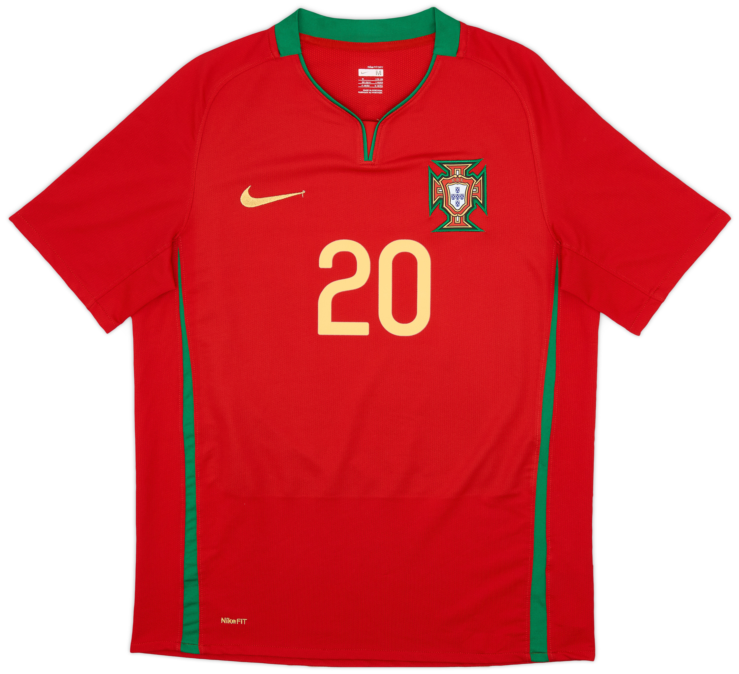 2008 10 Portugal Home Shirt Deco 20 8 10 M