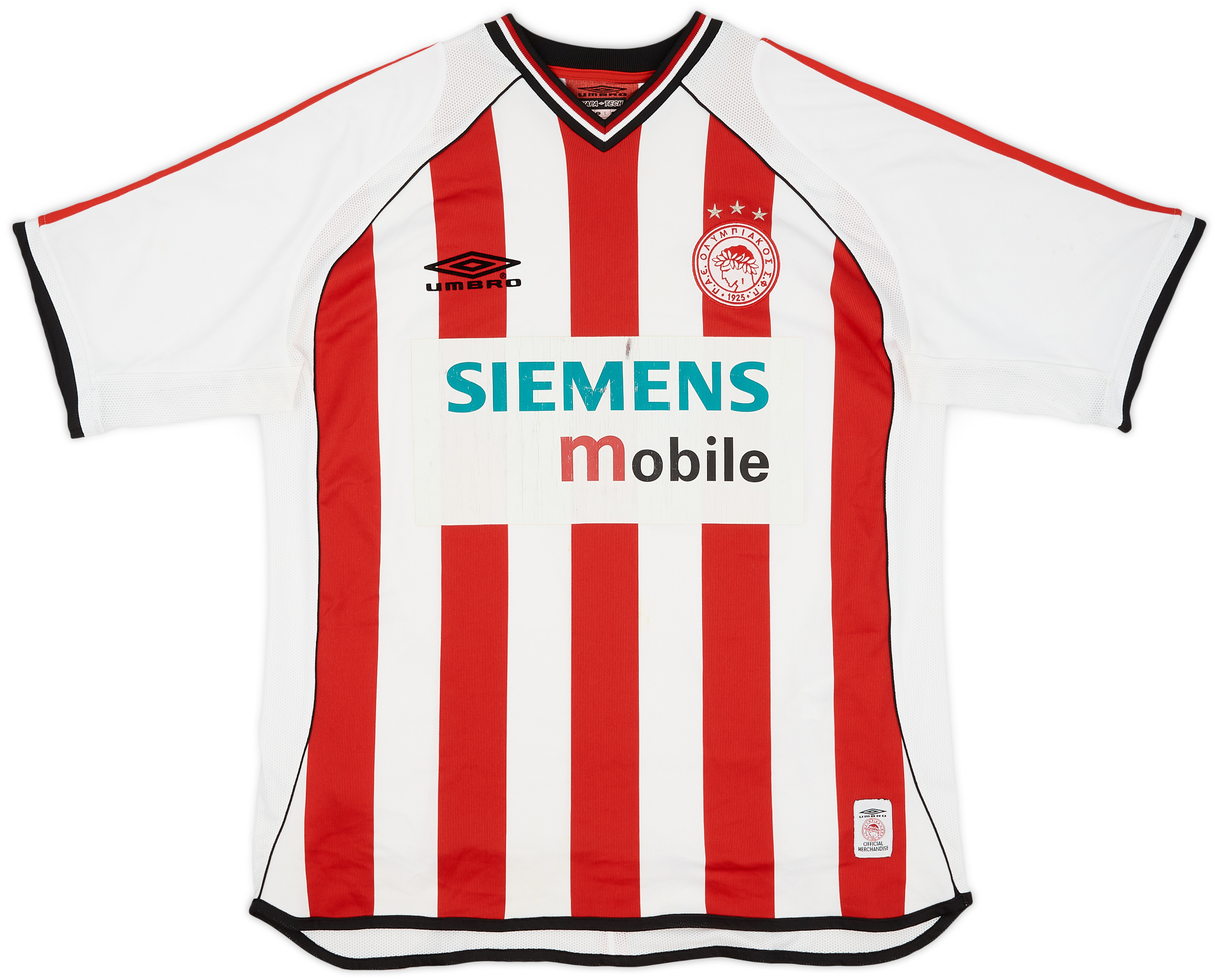 2001-02 Olympiakos Home Shirt - 5/10 - (XL)
