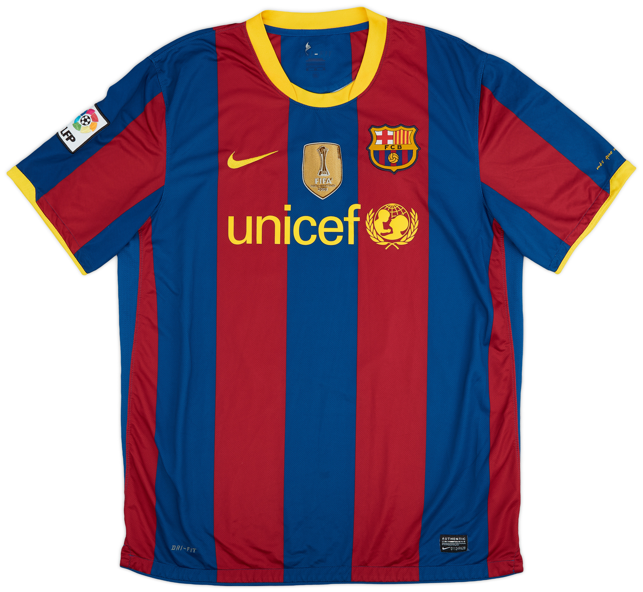 2010-11 Barcelona Home Shirt Messi #10 - 8/10 - (XL)