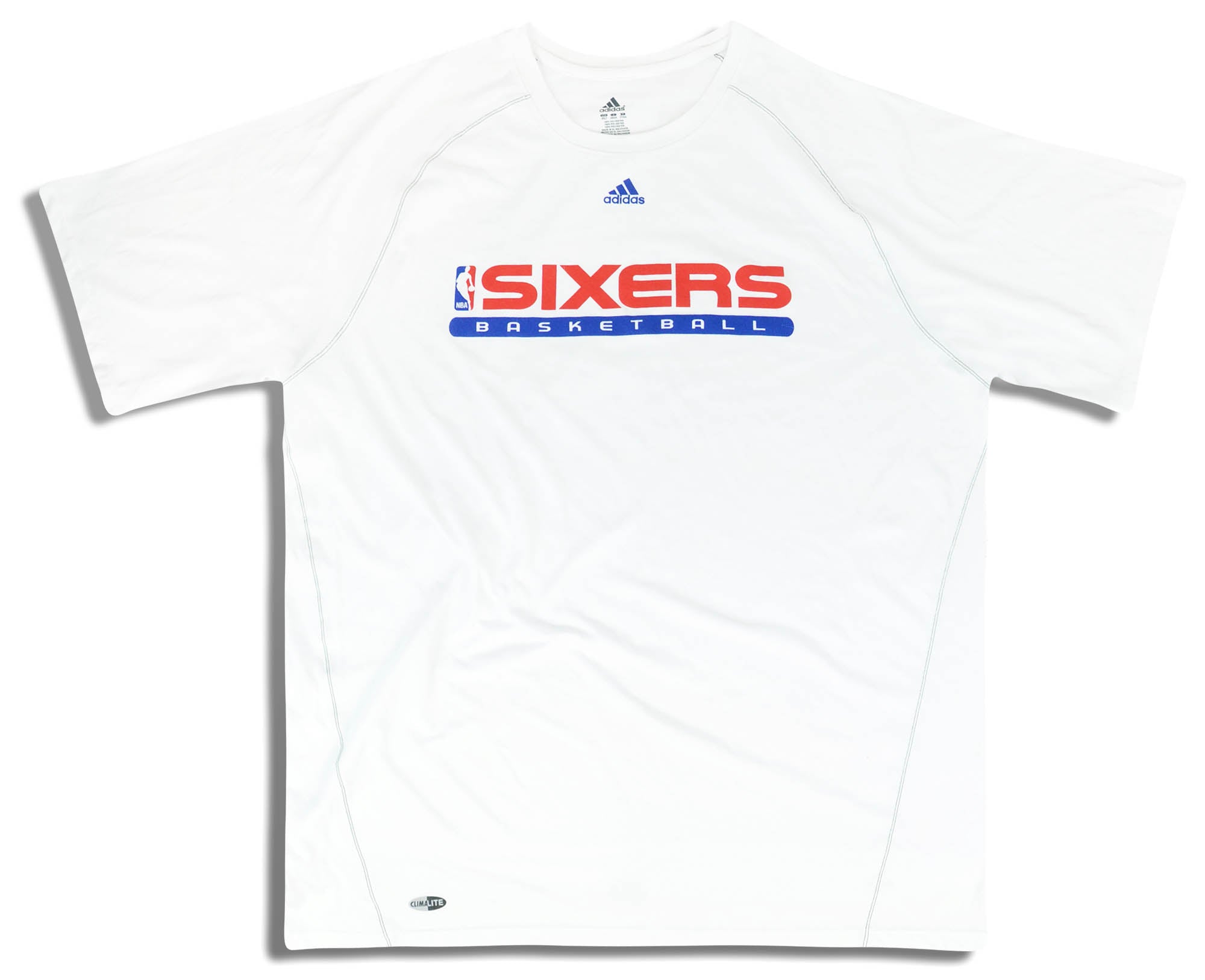 2010’S Philadelphia 76ers adidas Climalite Training Tee XXL