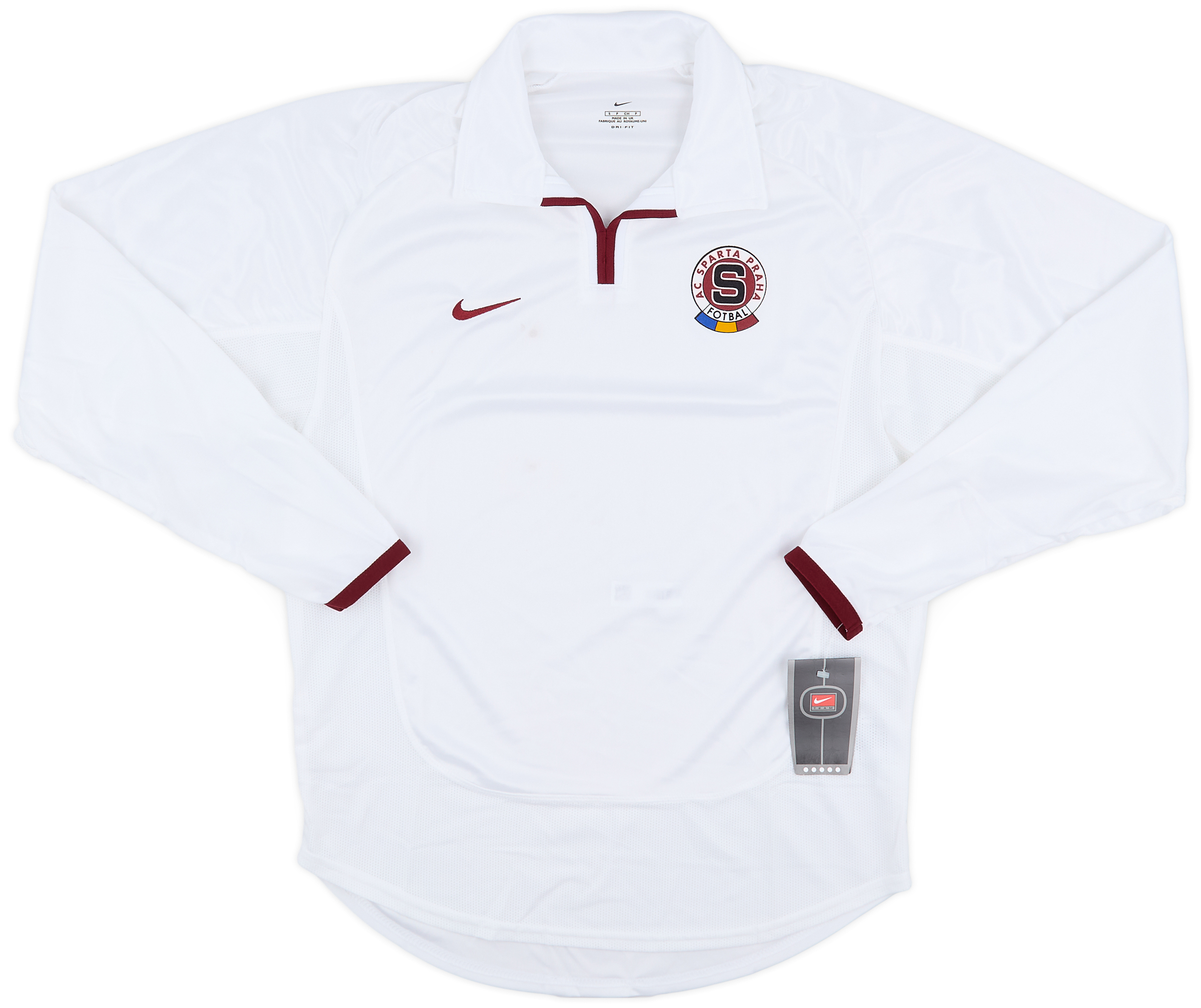 2001-02 Sparta Prague Player Issue Away L/S Shirt (S)