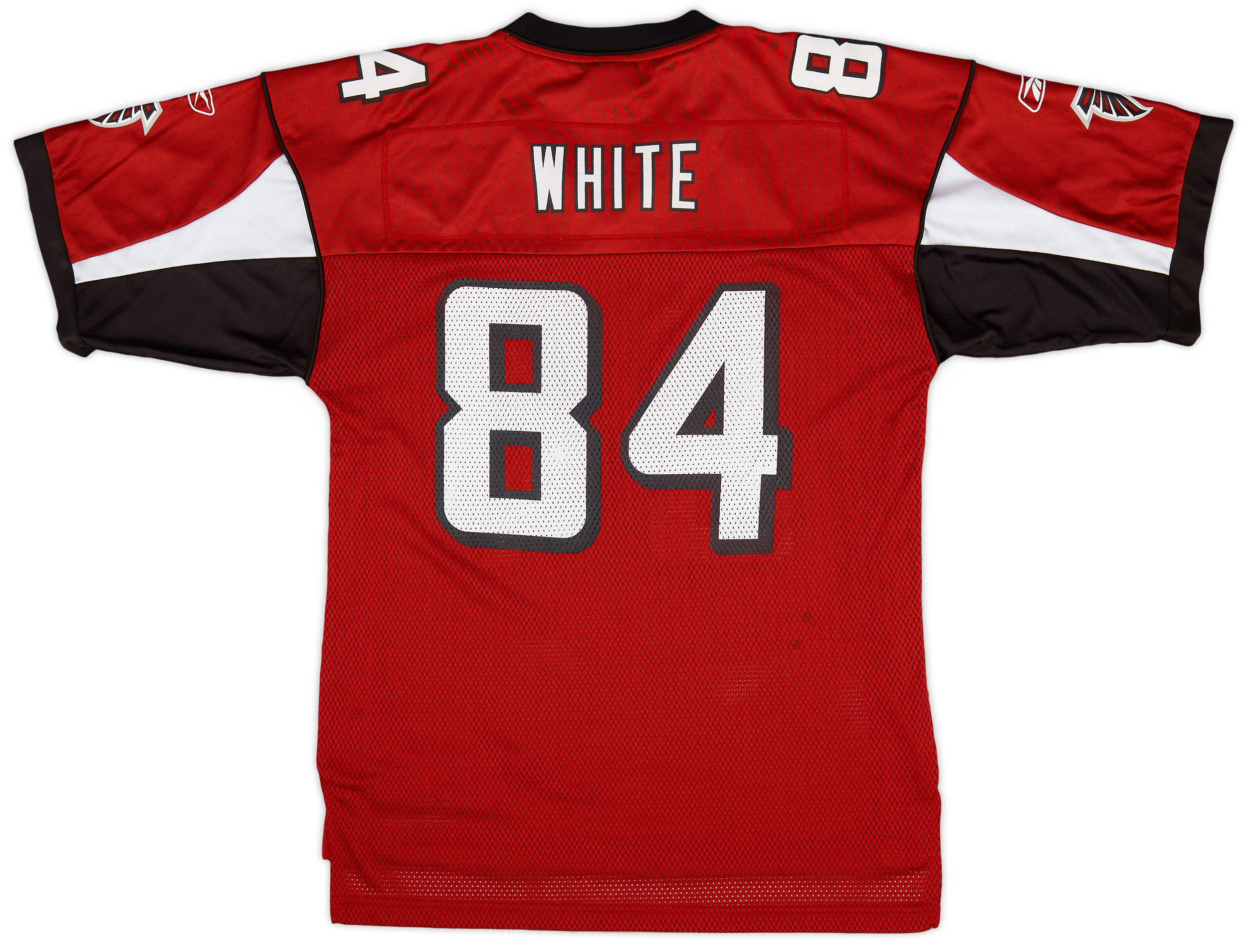 2008-11 Atlanta Falcons White #84 Reebok On Field Home