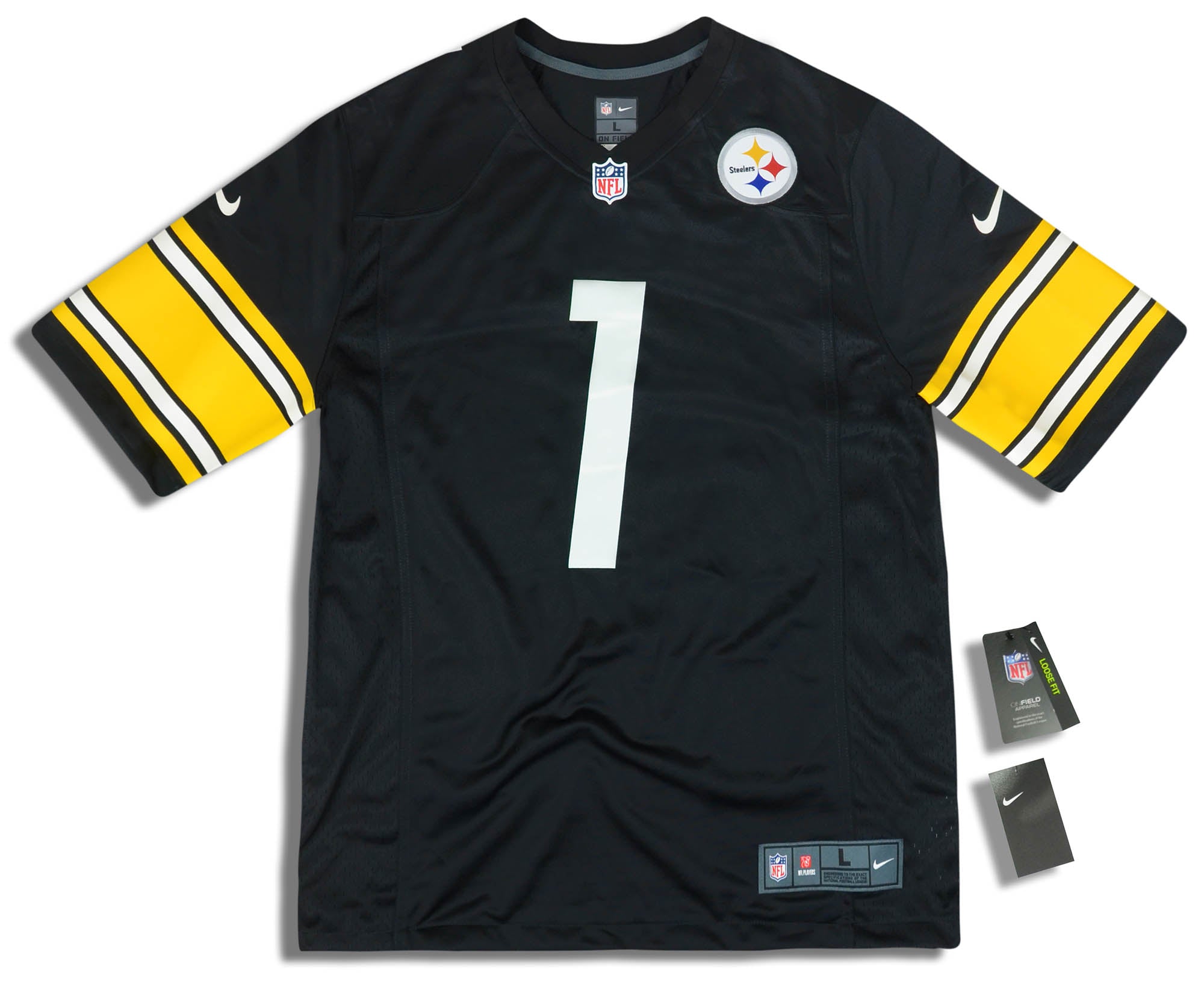 2018 Pittsburgh Steelers Bush #1 Nike Game Jersey (Home) L - W/Tags