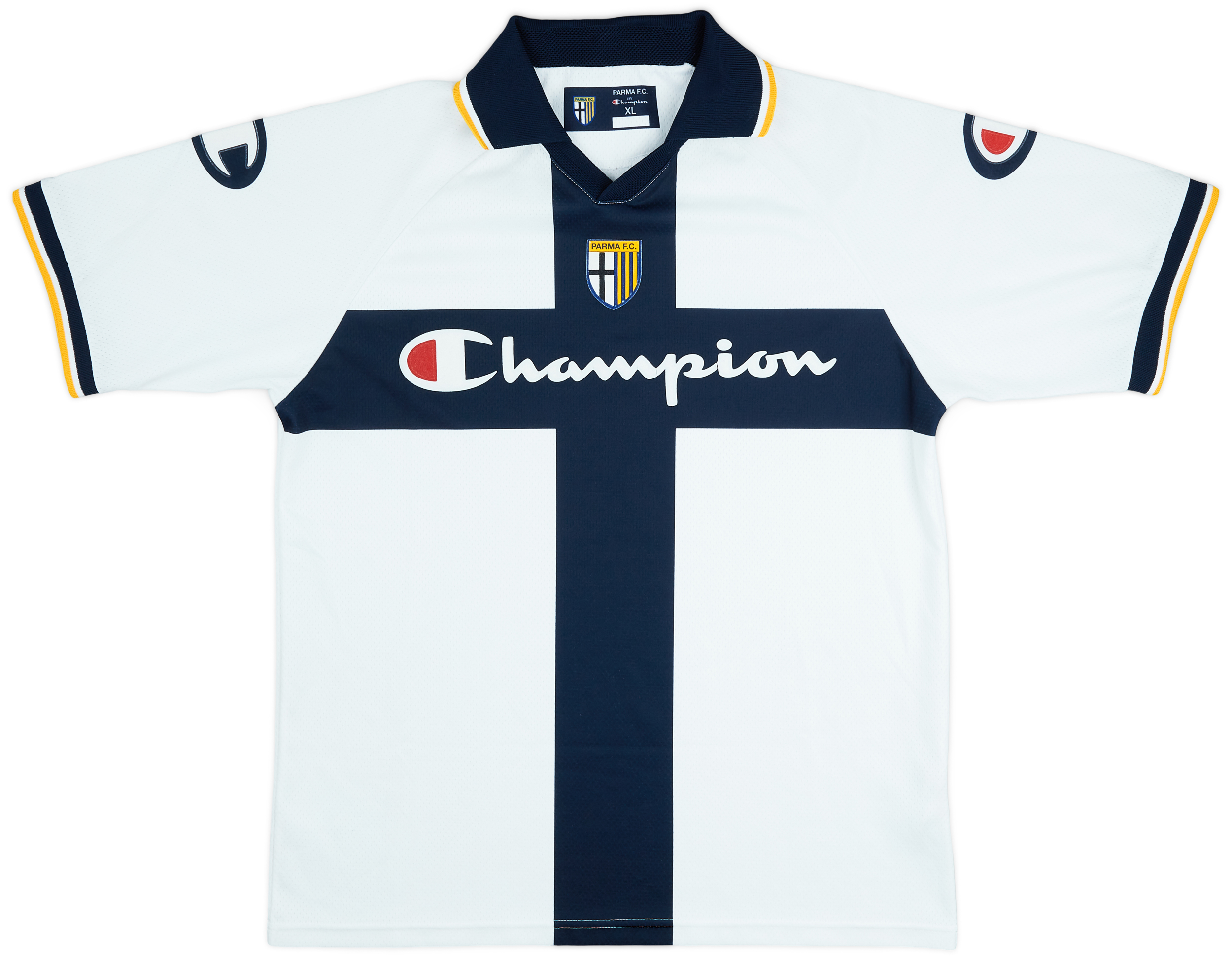 PARMA MATCH WORN ISSUE 2004/2005 HOME FOOTBALL SHIRT SIZE XL