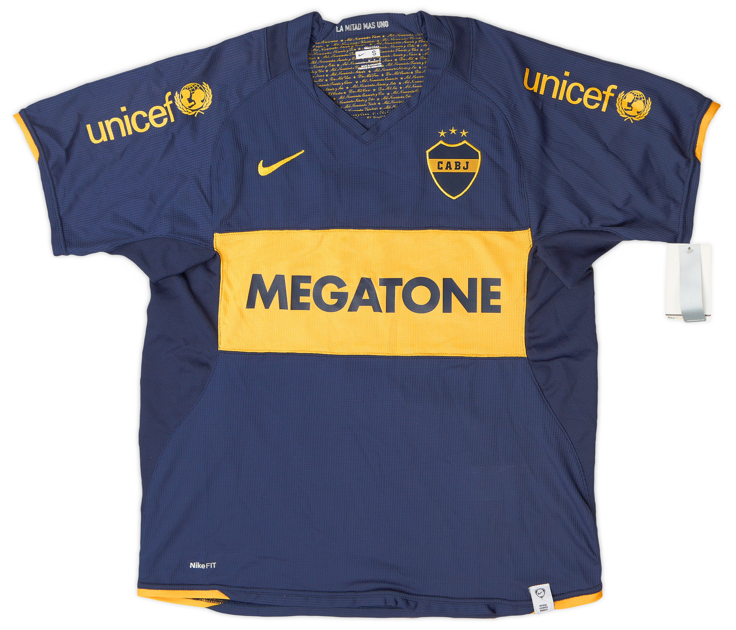 ナイキ　ボカジュニアーズ　2008 ホーム　NIKE BOCAJUNIORS ナイキ ボカジュニアーズ 2008 ホーム NIKE BOCAJUNIORS - メルカリ