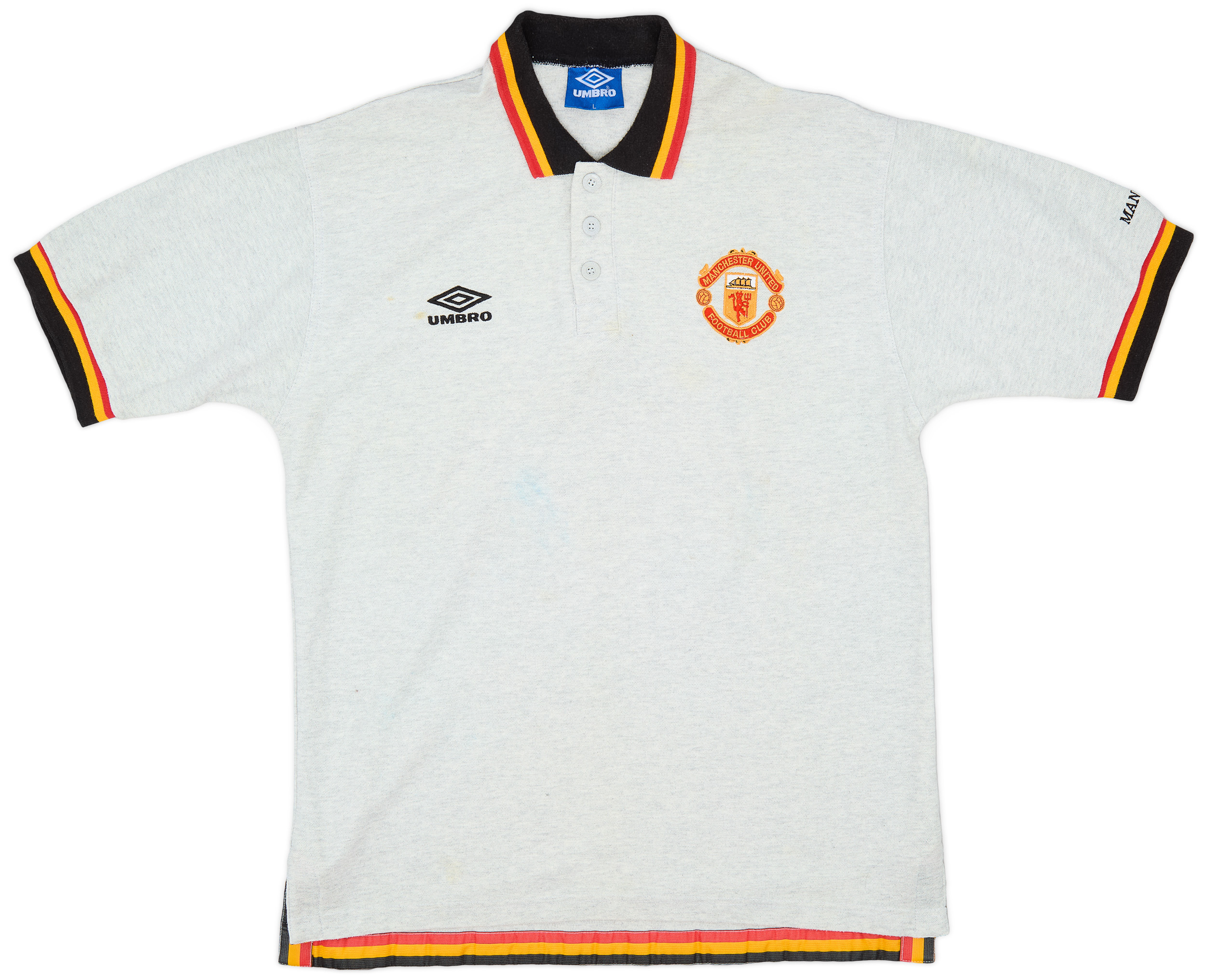 Maillot Extérieur Manchester United 1996/1997 – Umbro – Taille 12 Ans – Blanc