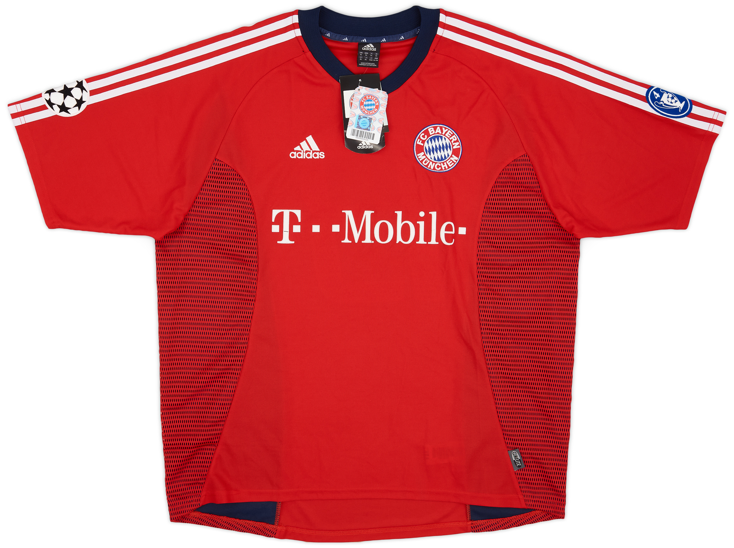 2003-04 Bayern Munich Home L/S Shirt Ballack #13 - 7/10 - (XXL)