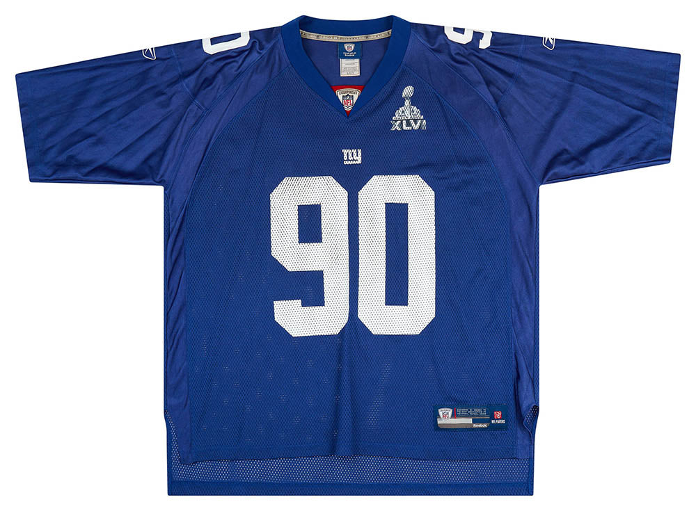2011 New York Giants Pierre-Paul #90 Reebok On Field Jersey (Home) XL