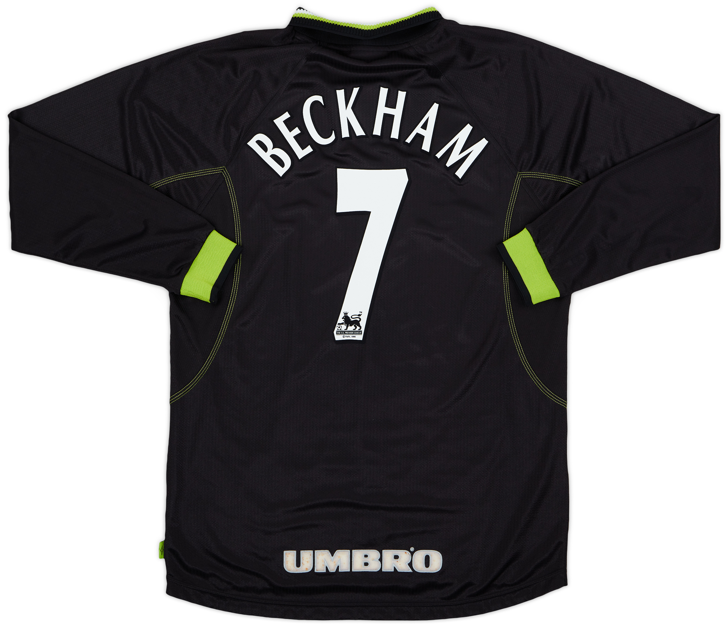 1998-99 Manchester United Third L/S Shirt Beckham #7 - 8/10 1998-99 Manchester United Third L/S Shirt Beckham #7 - 8/10