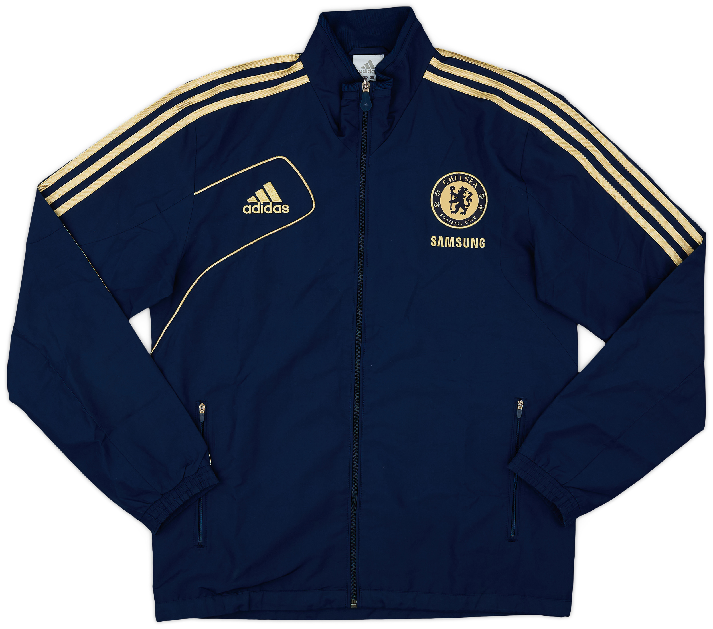 Chelsea FC Futbol Soccer Track Jacket Adult XS Blue Full Zip