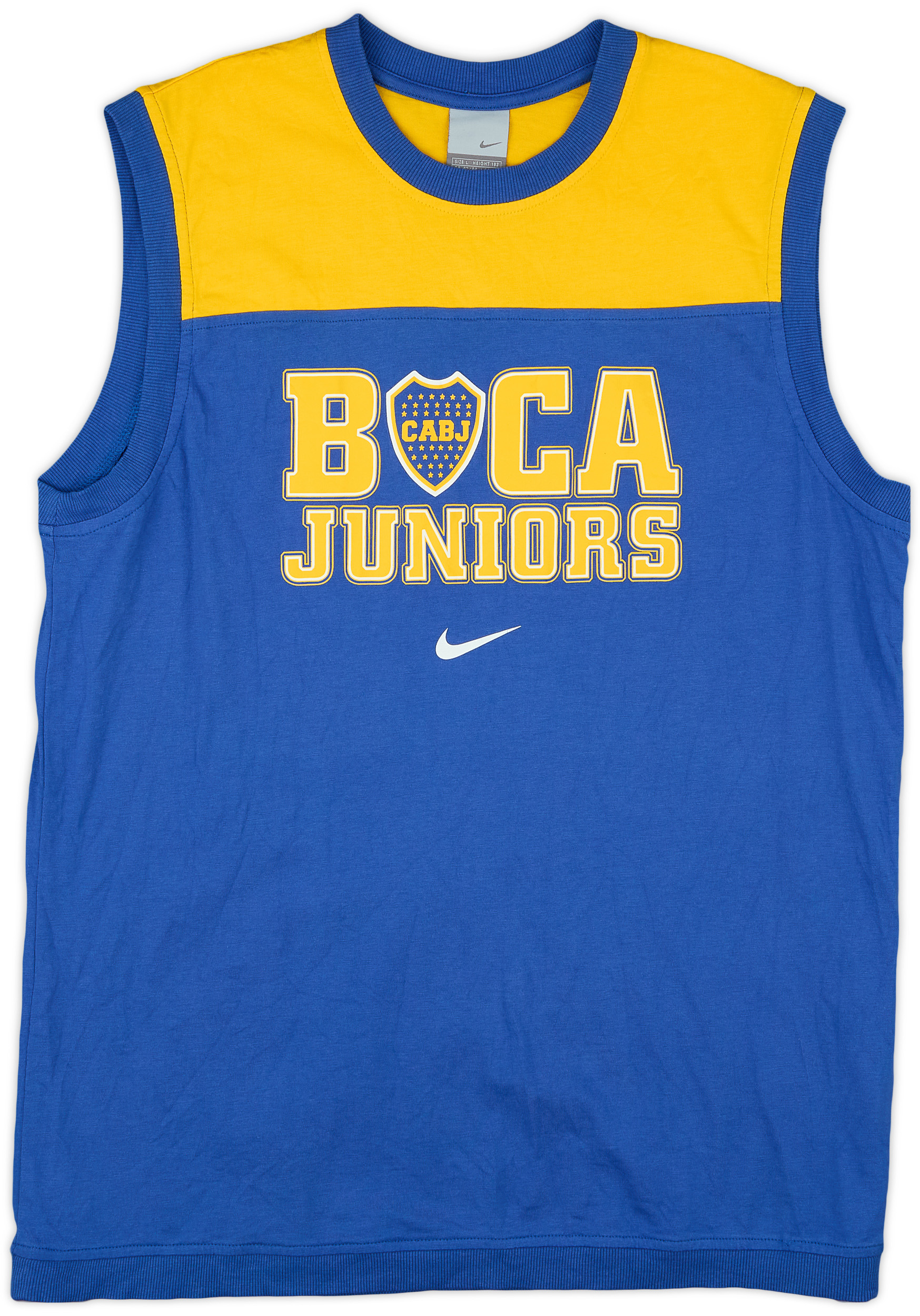 2005 06 Boca Juniors Nike Training Vest 9 10 L