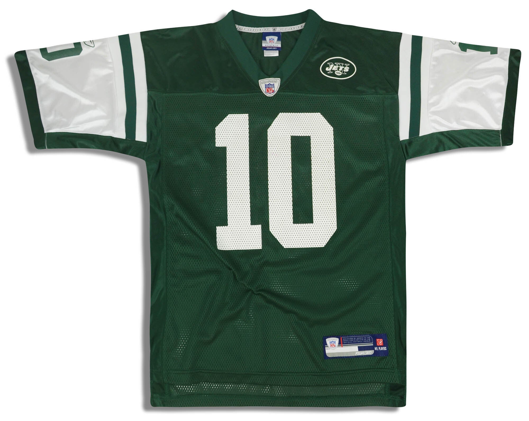 2007 New York Jets Pennington #10 Reebok On Field Jersey (Home) XXL