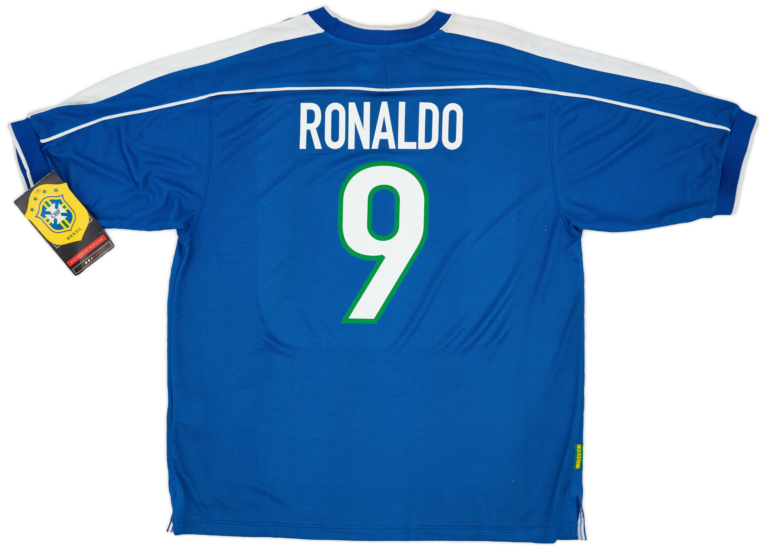 1998 00 Brazil Away Shirt Ronaldo 9 XL