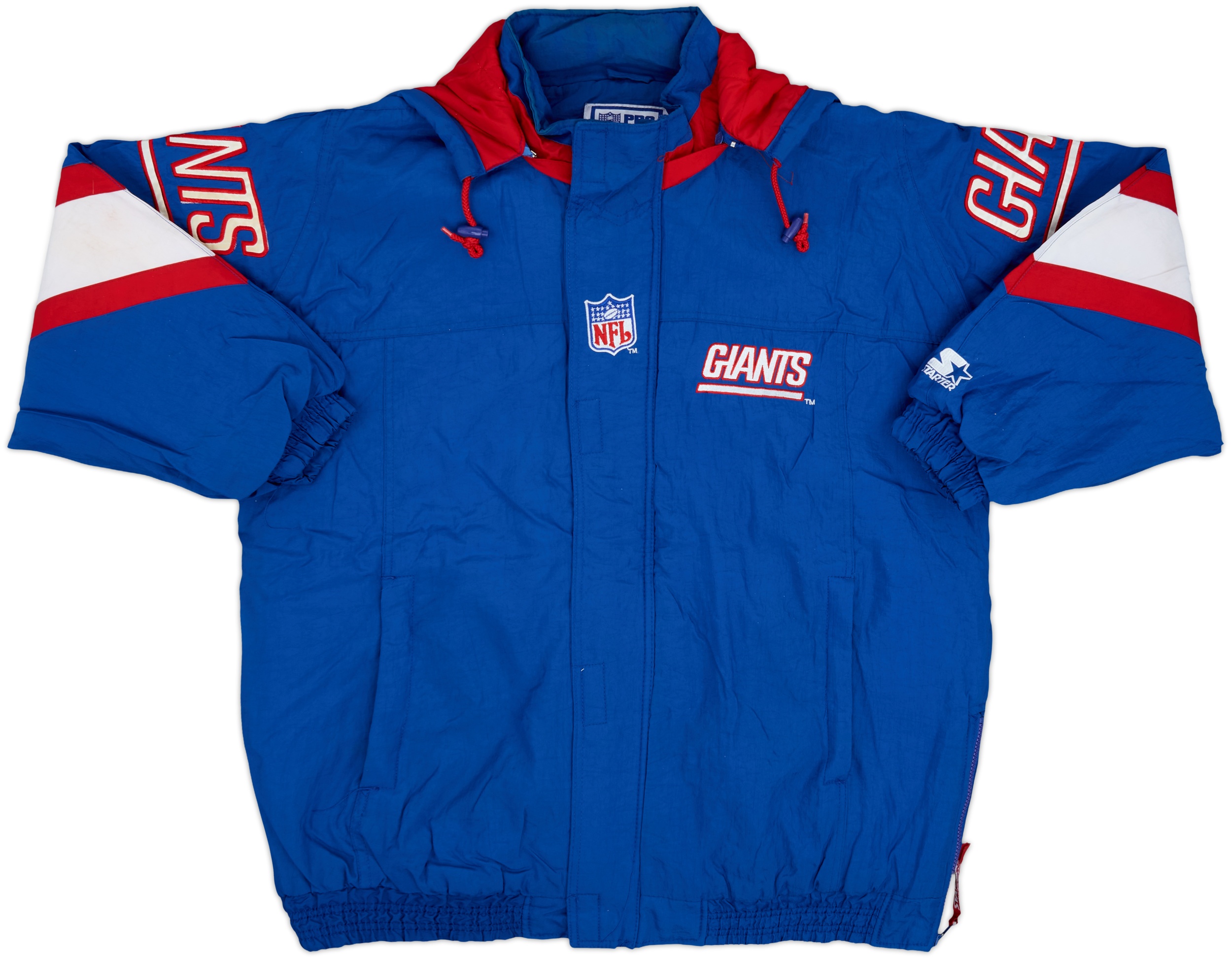 1990s New York Giants Starter Rain Coat - 8/10 - (L)