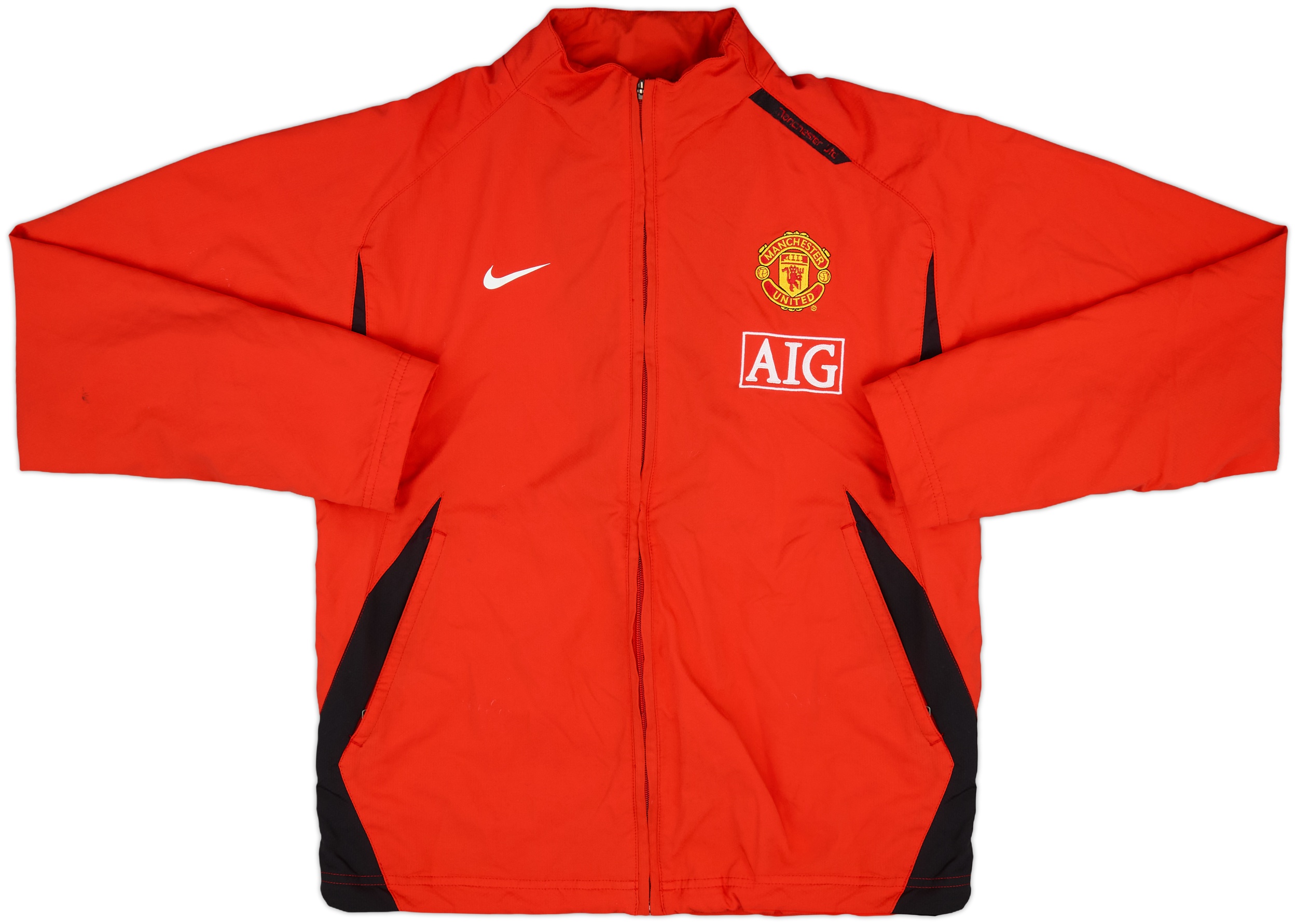 2007-08 Manchester United Nike Track Jacket - 4/10 - (M)