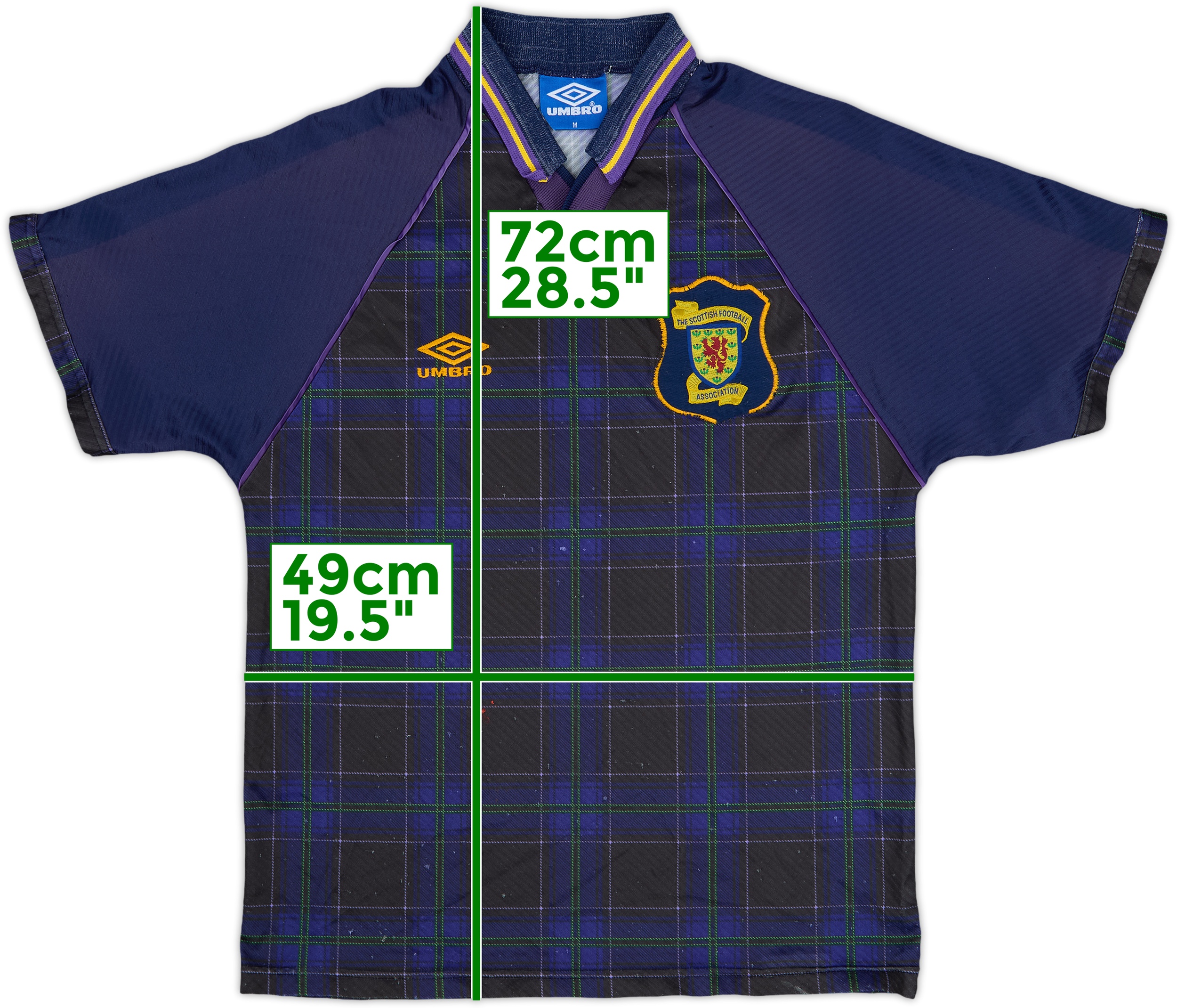 1994-96 Scotland Home Shirt - 4/10 - (M)