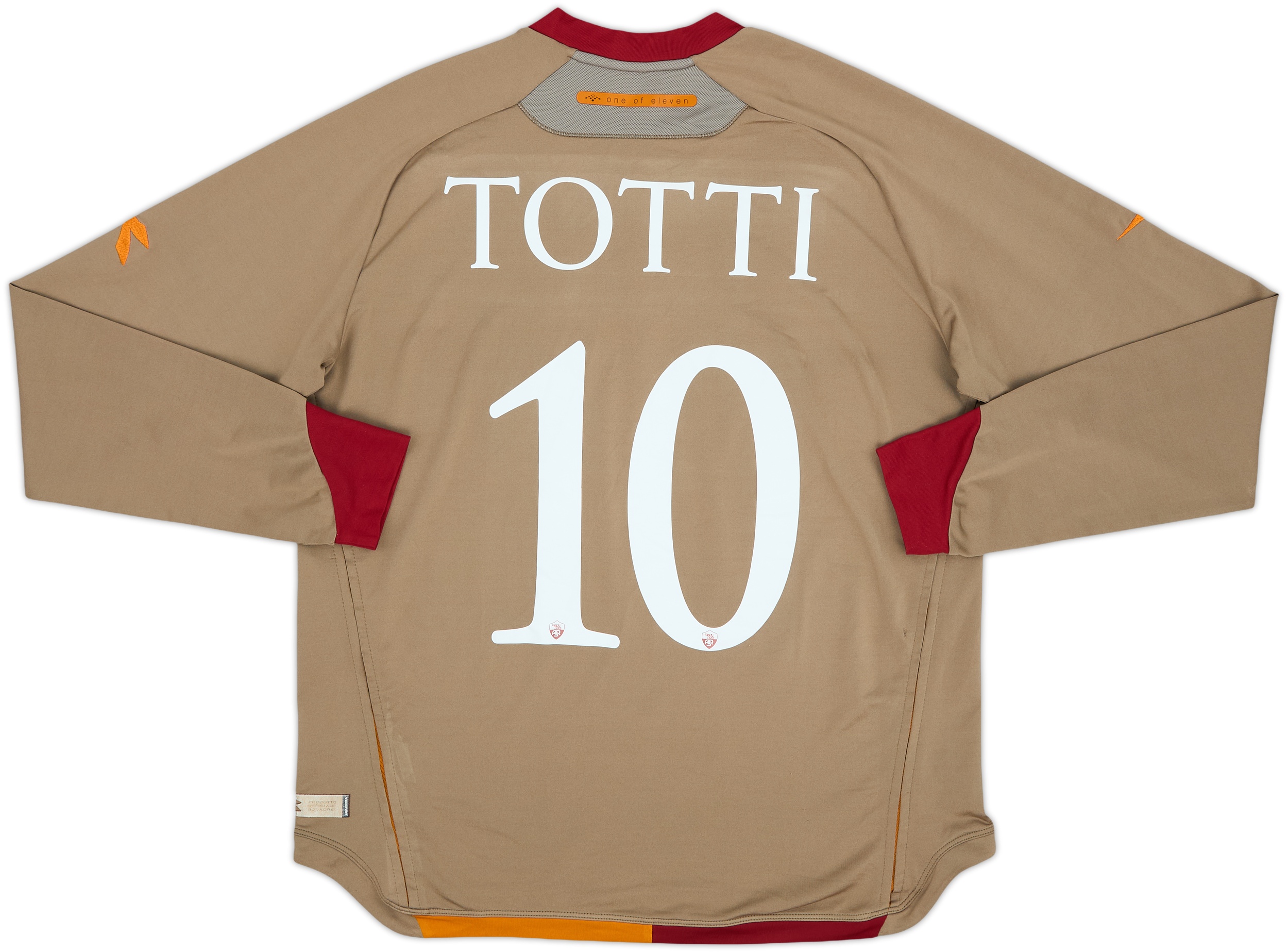 2006-07 Roma Third L/S Shirt Totti #10 - 4/10 - (XL)